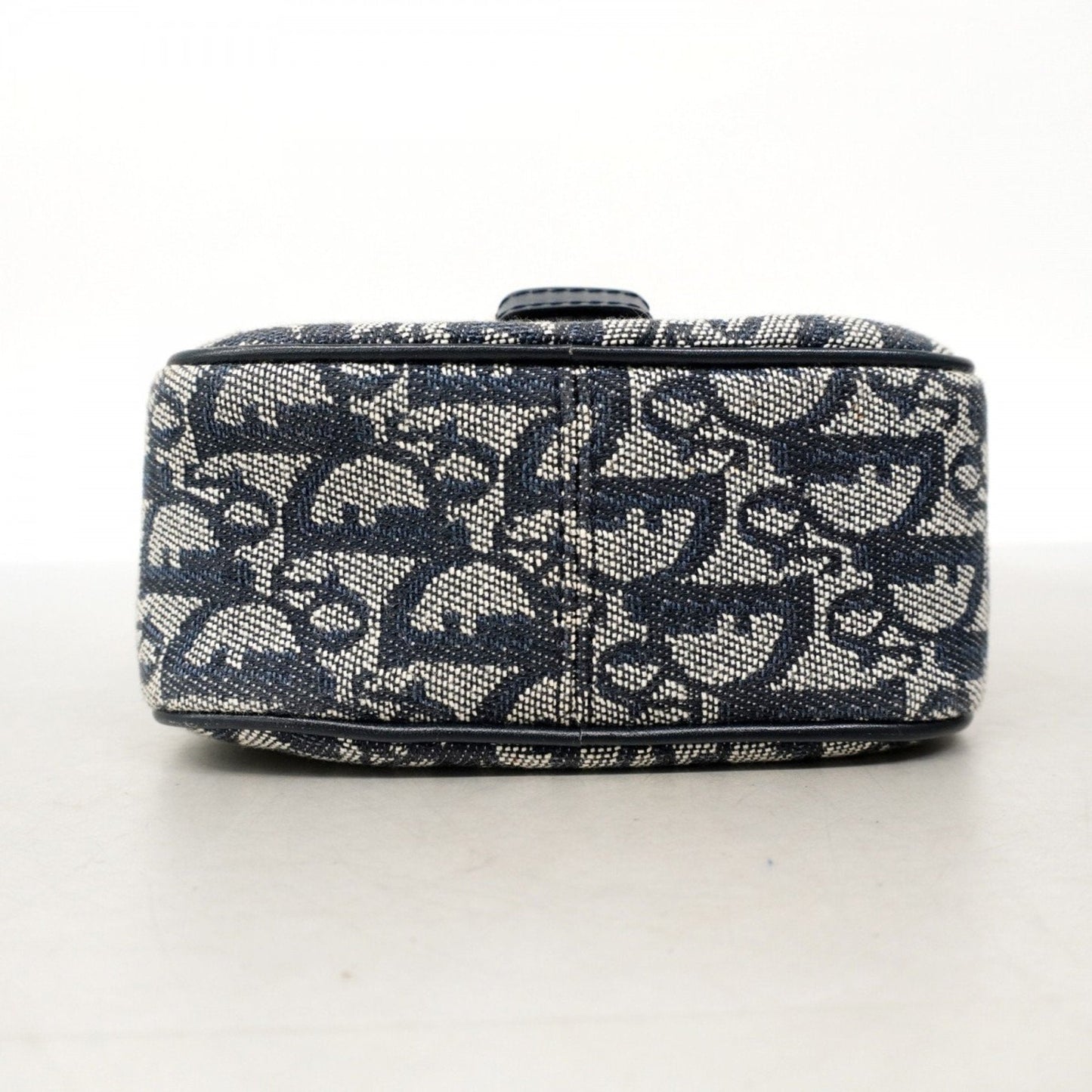 Christian Dior Navy Canvas Shoulder Bag ()