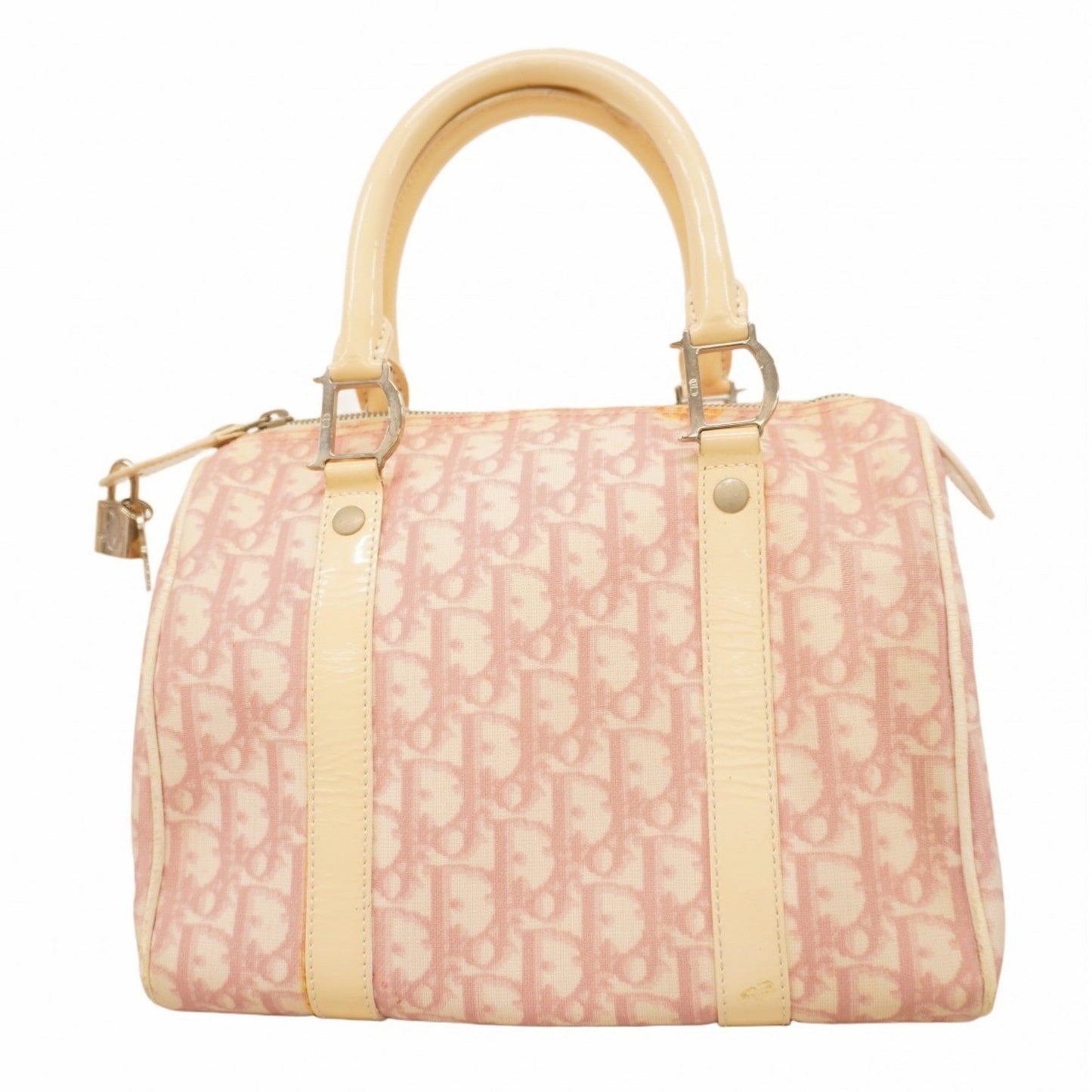 Christian Dior Ivory Pink Pvc Handbag ()
