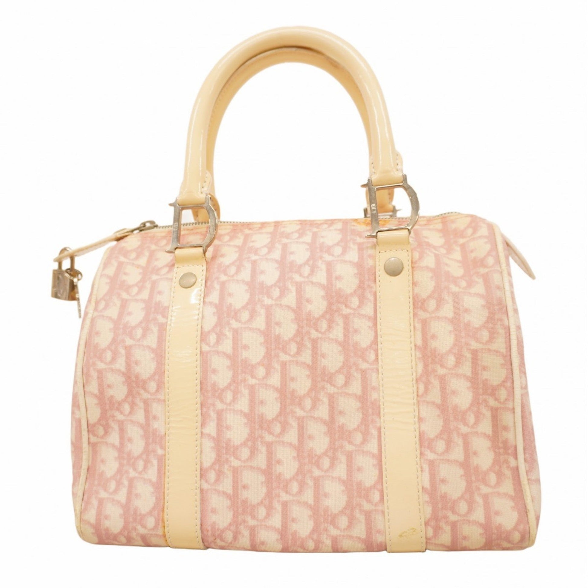 Christian Dior Ivory Pink Pvc Handbag ()