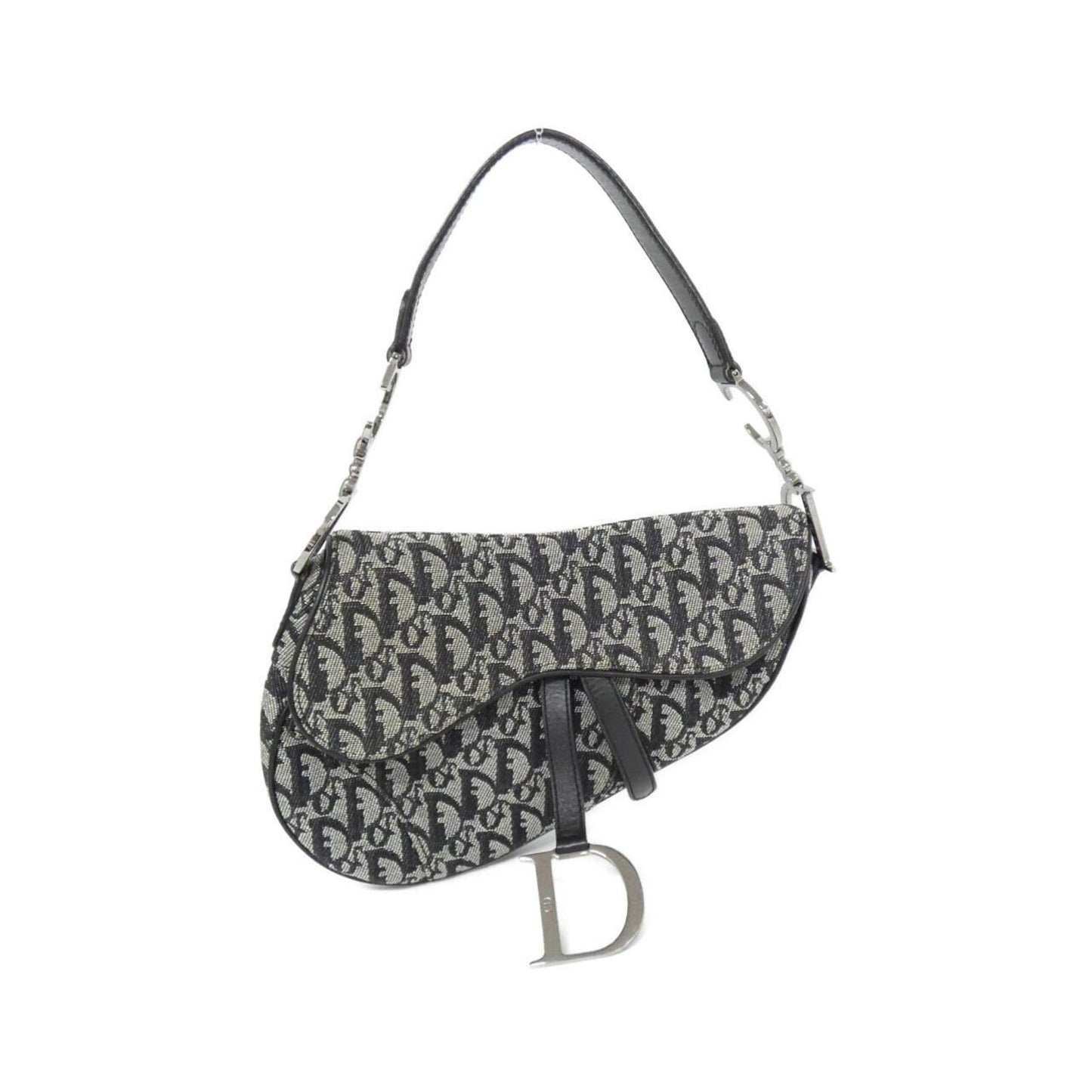 Christian Dior Black Canvas Shoulder Bag ()