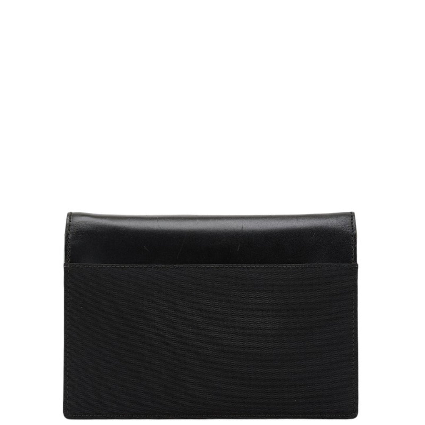 Gucci Leather Canvas Clutch