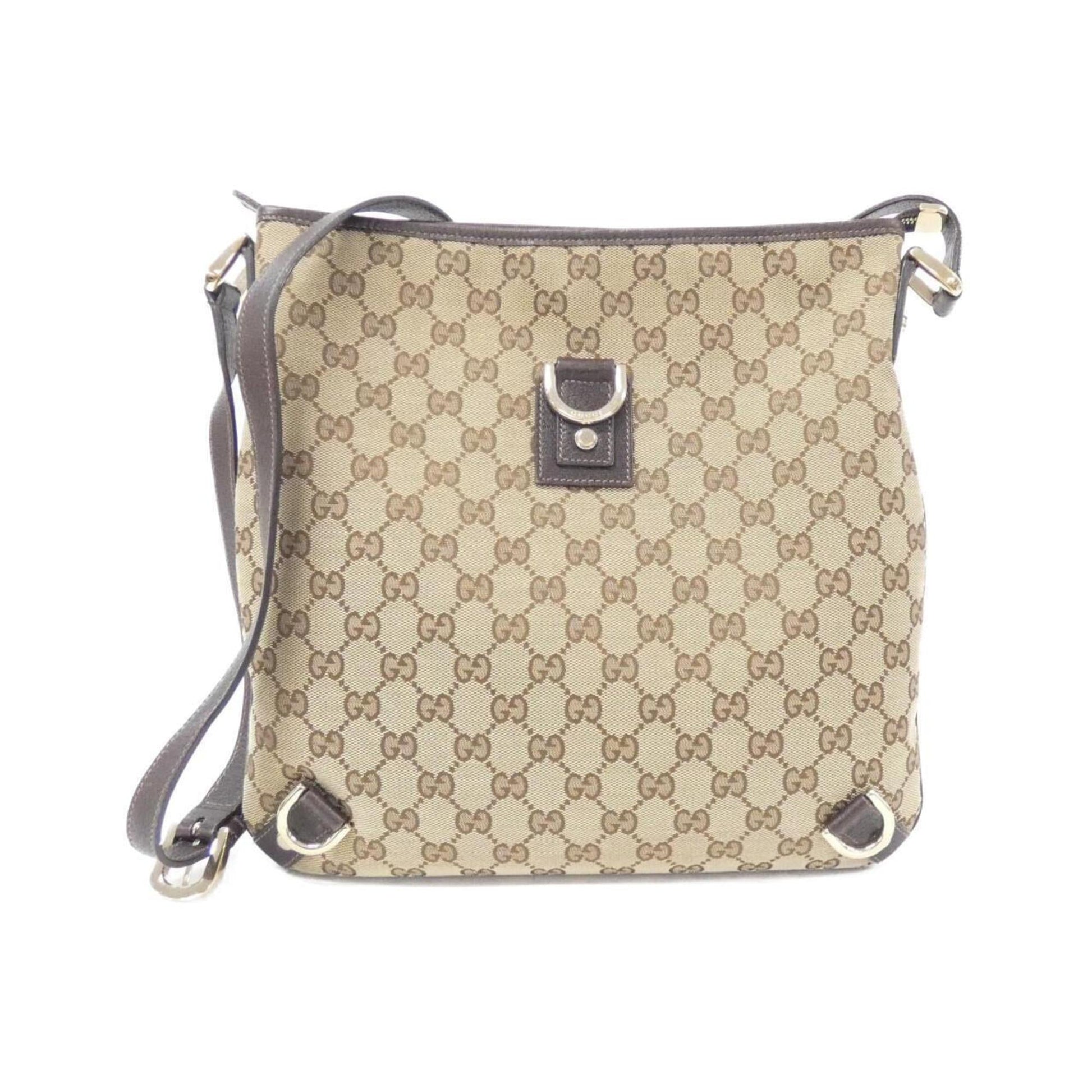 Gucci Canvas Shoulder Bag