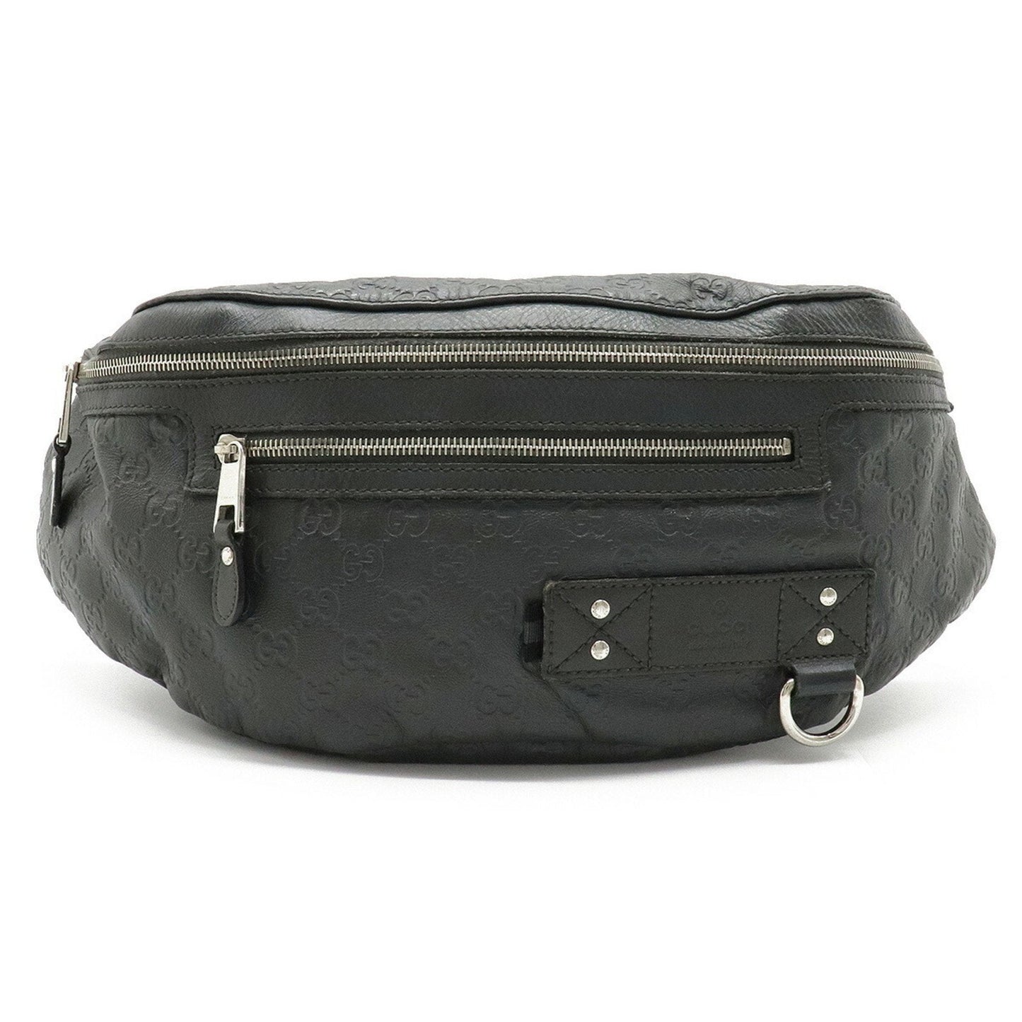 Gucci Grey Leather Clutch