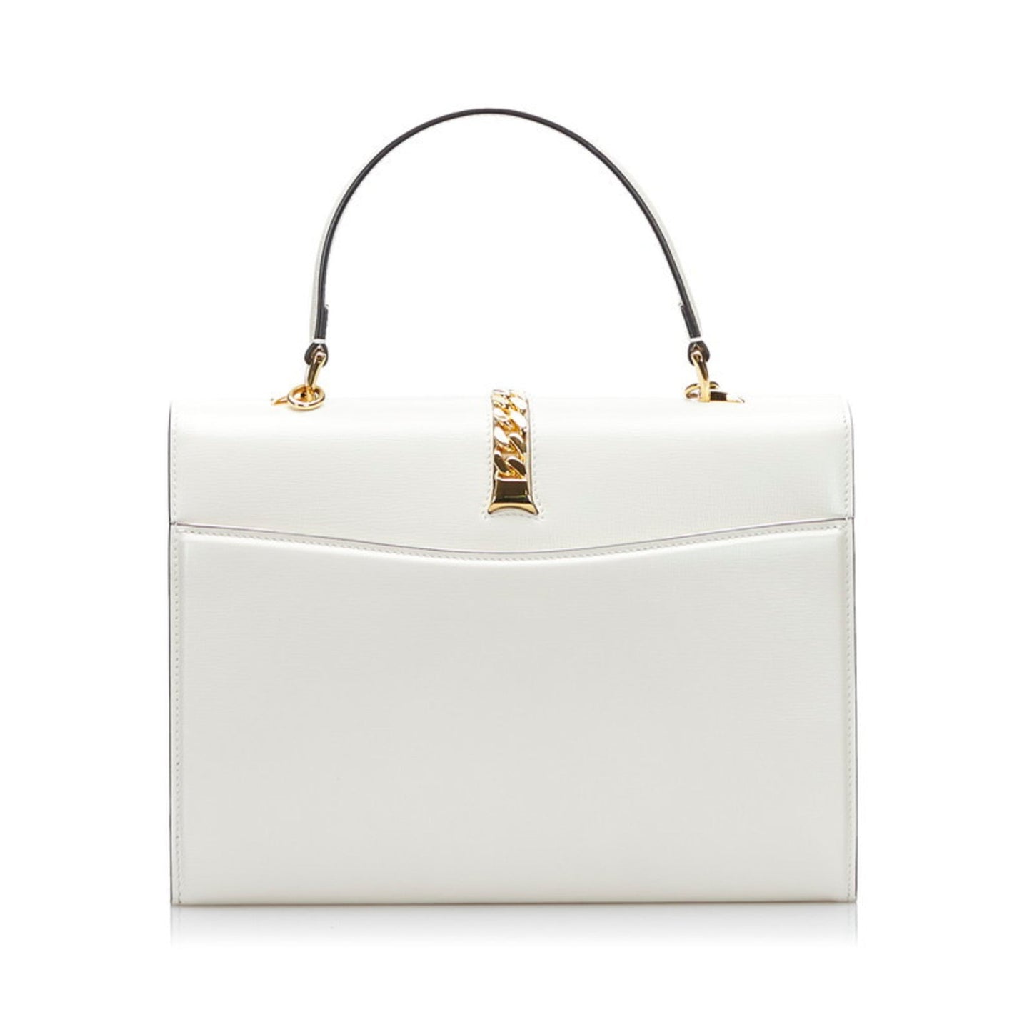 Gucci White Leather Shoulder Bag Style 2
