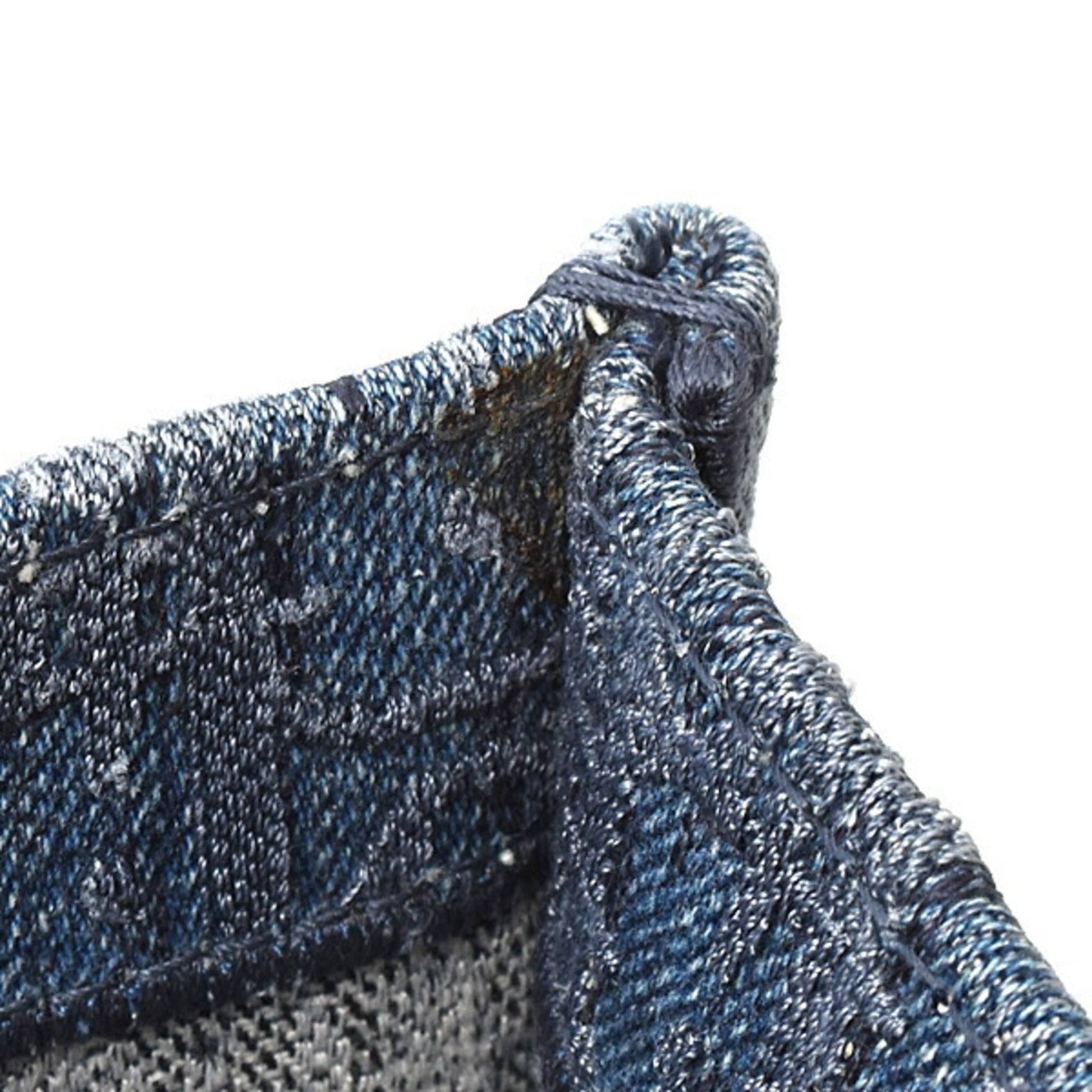 Christian Dior Blue Denim Tote Bag ()