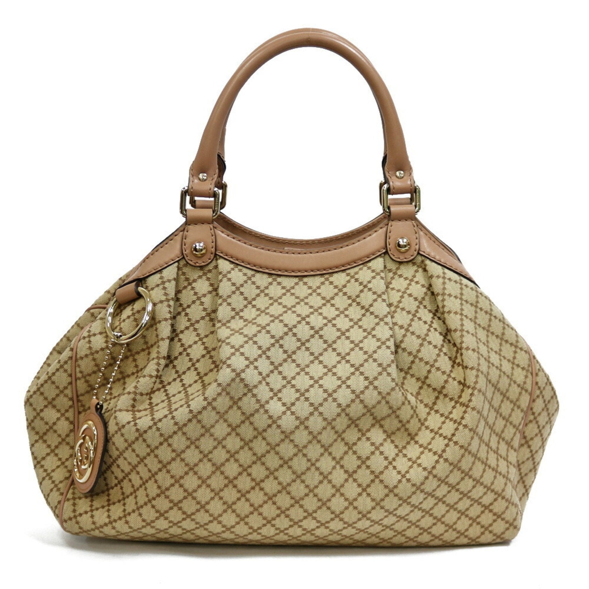 Gucci Beige Canvas Handbag Style 2