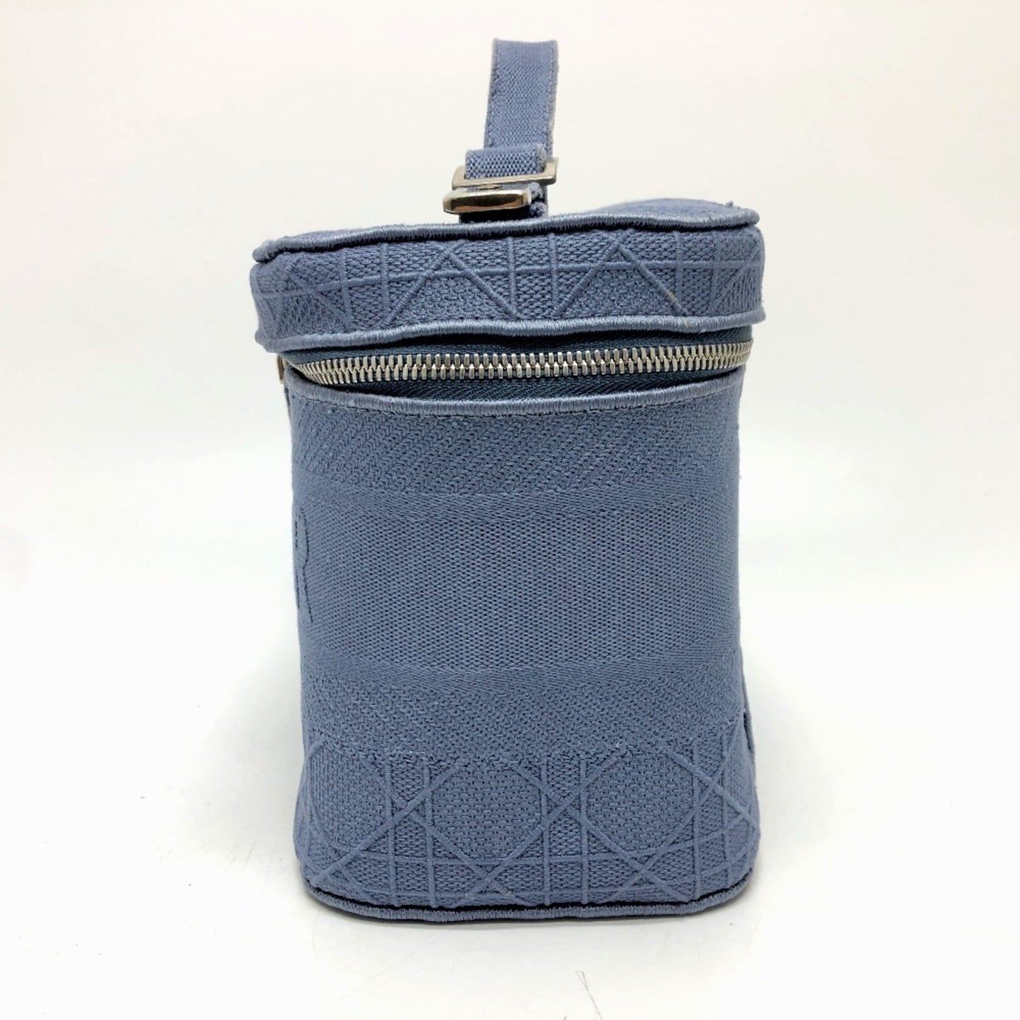 Christian Dior Blue Canvas Vanity Bag ()