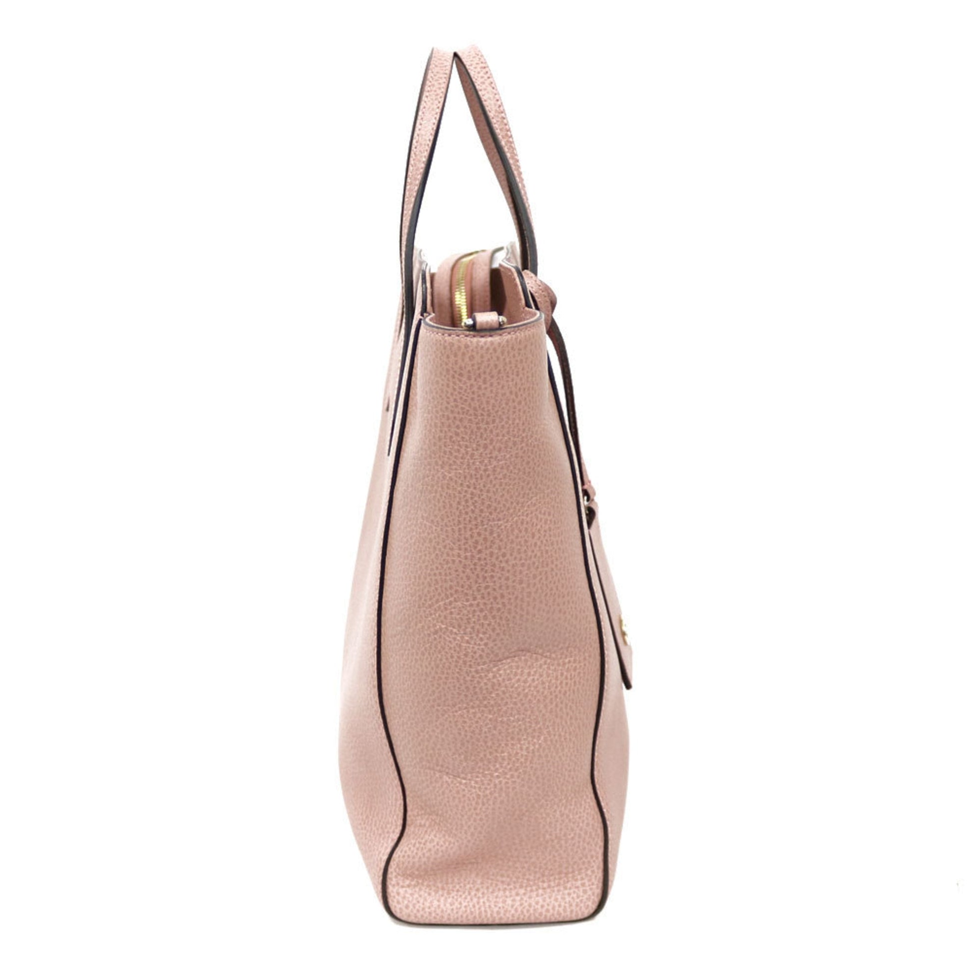 Gucci Pink Leather Shoulder Bag Style 2