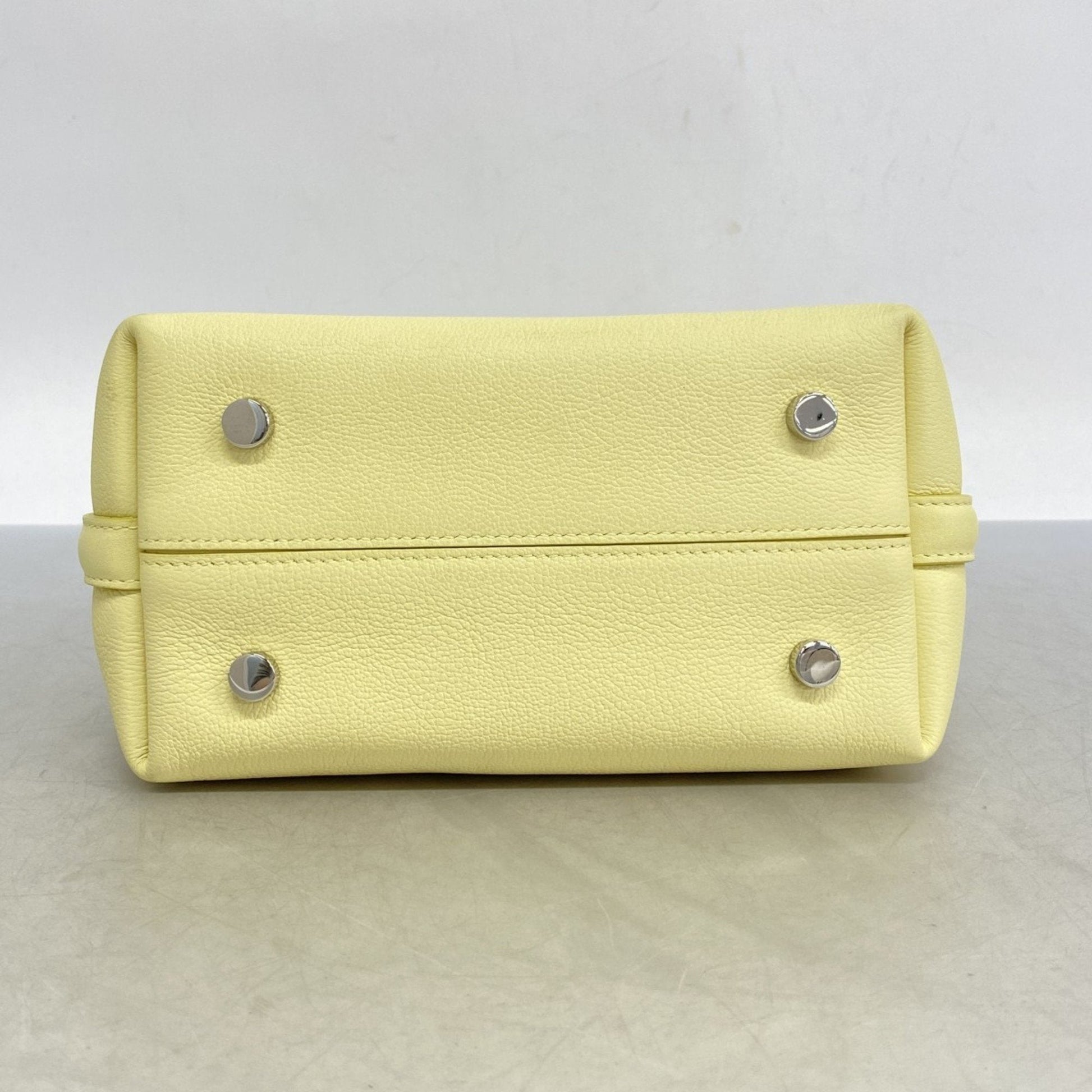 Christian Dior Yellow Leather Handbag ()