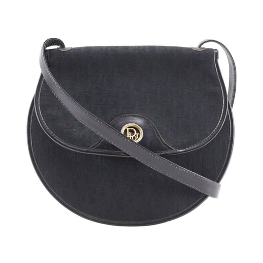Christian Dior Black Canvas Shoulder Bag ()