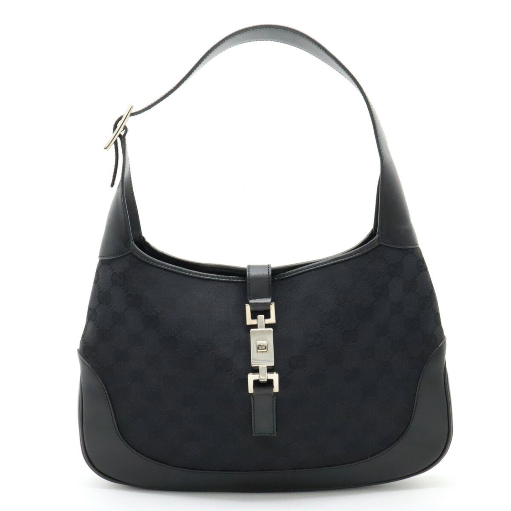 Gucci Leather Canvas Shoulder Bag