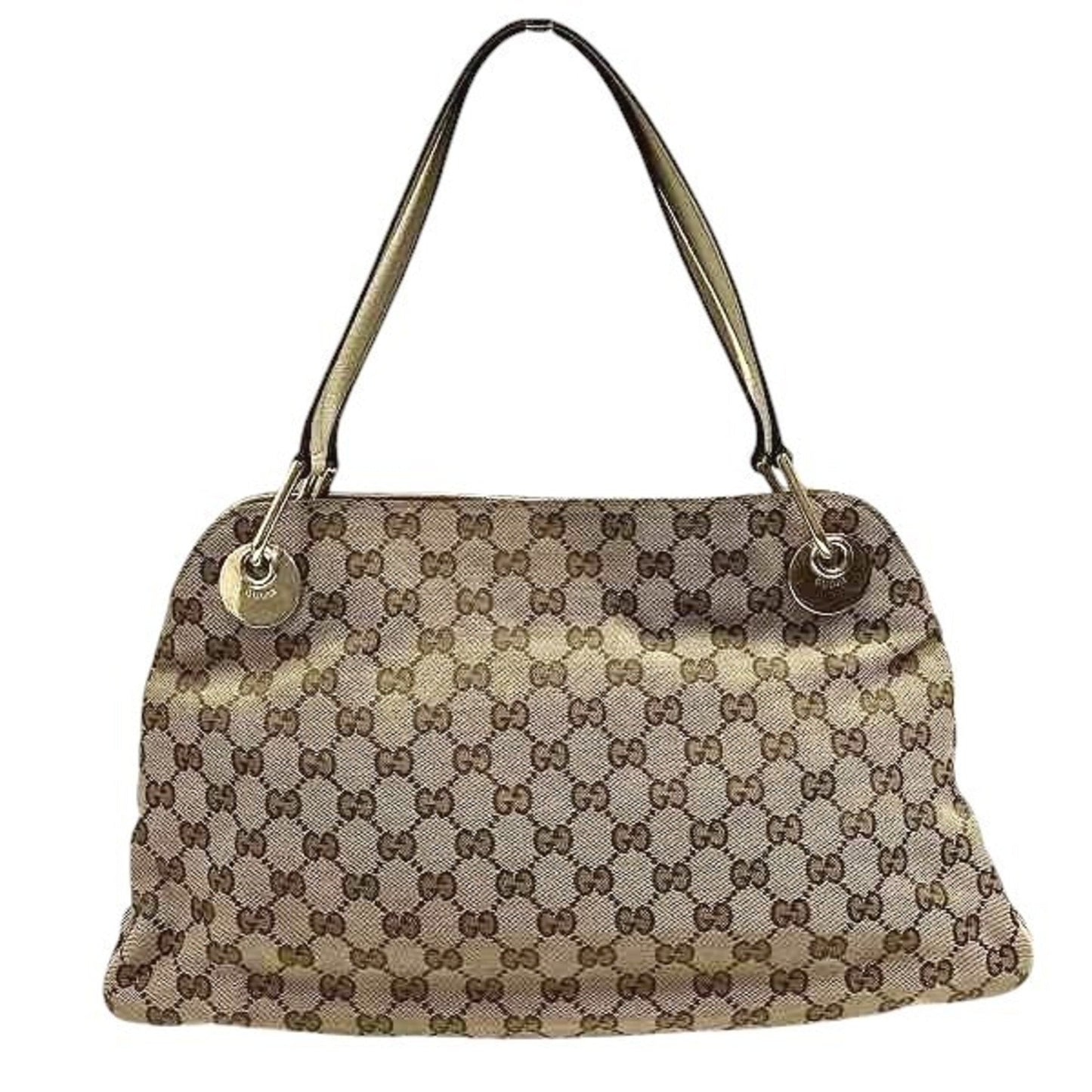Gucci Leather Canvas Tote