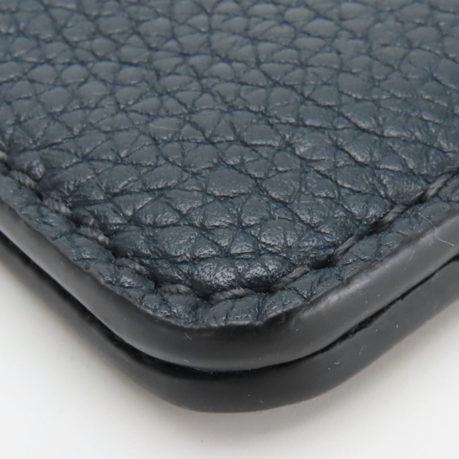 Christian Dior Navy Leather Clutch Bag Pouch ()