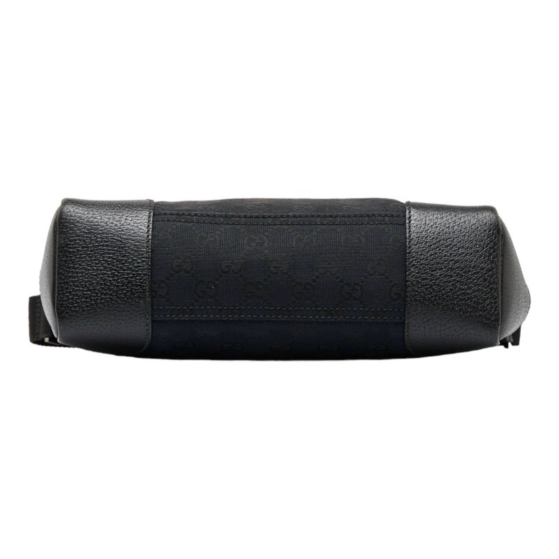 Gucci Leather Canvas Shoulder Bag
