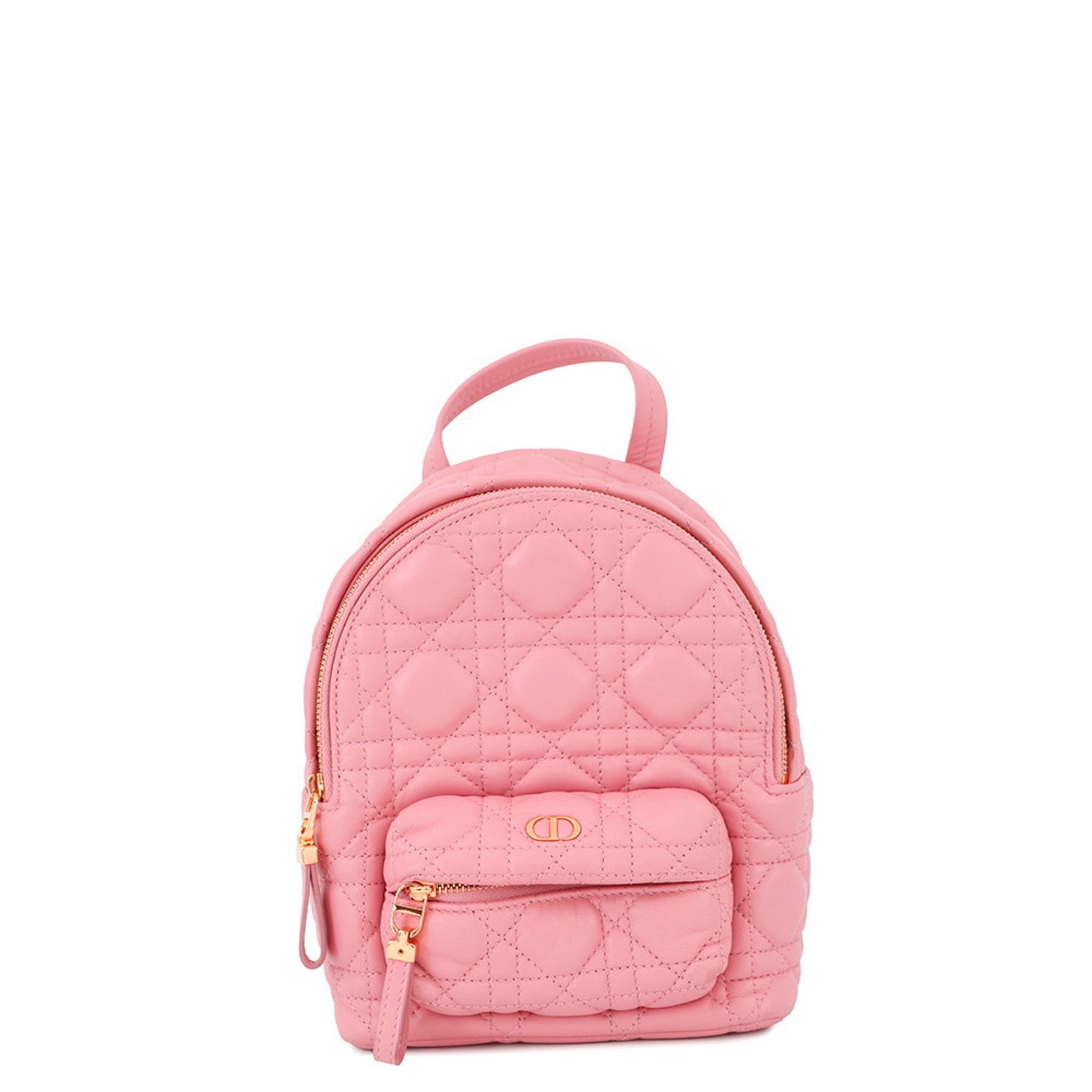 Christian Dior Pink Leather Backpack ()