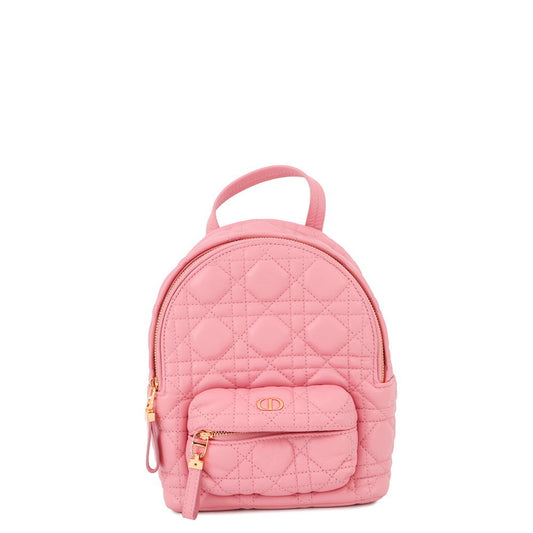 Christian Dior Pink Leather Backpack ()