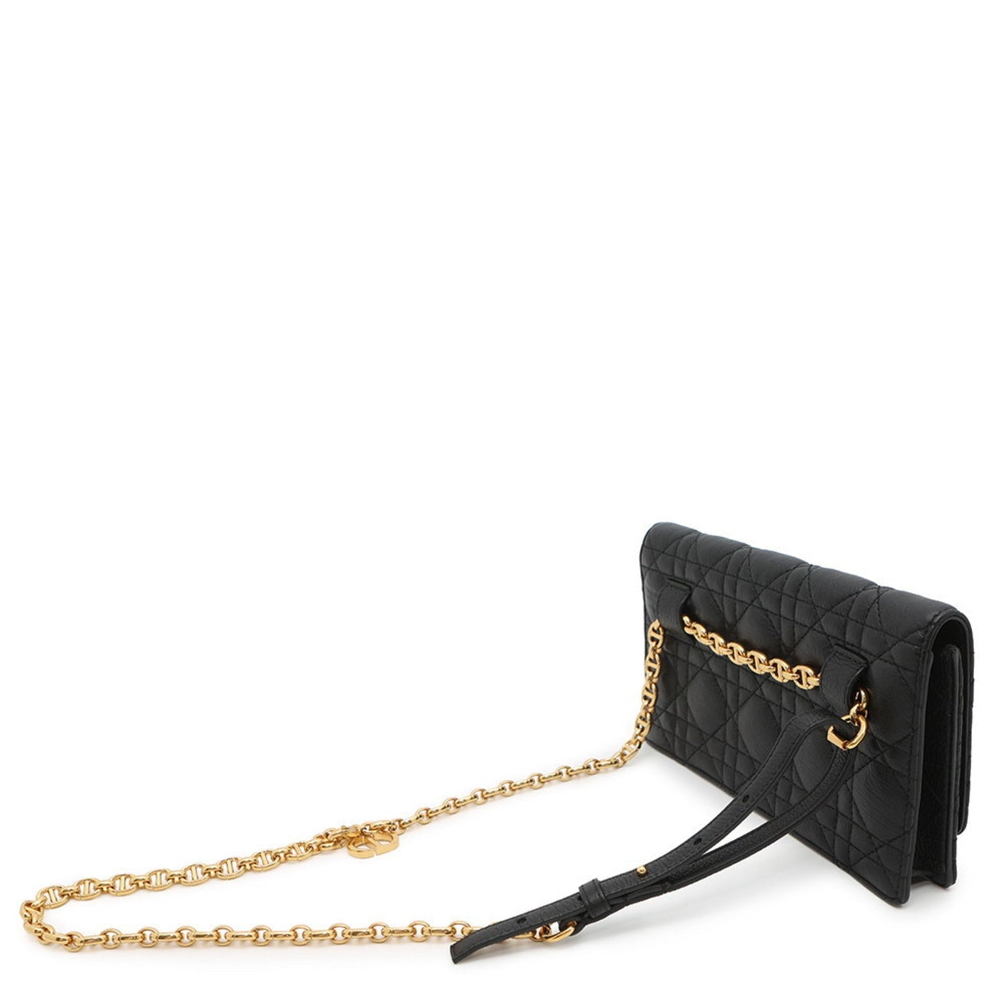 Christian Dior Black Leather Sling Bag ()
