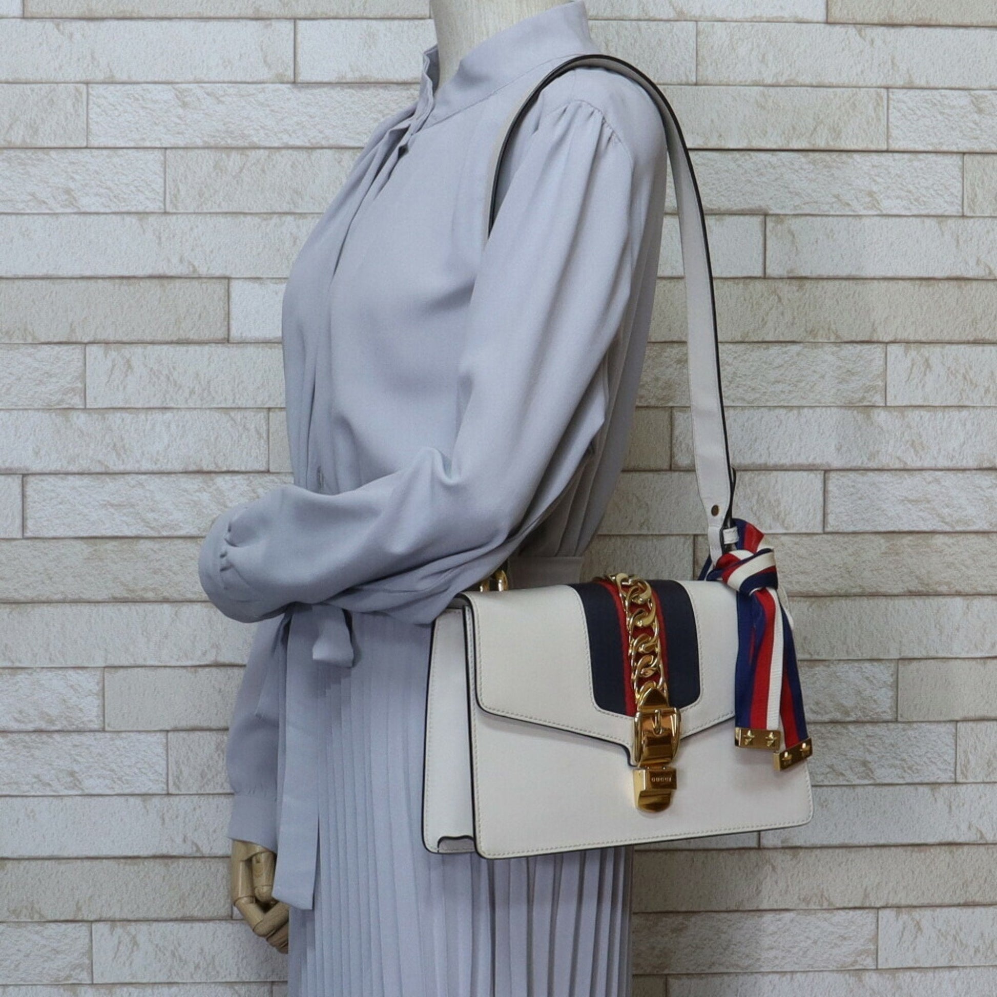 Gucci Lou Leather Shoulder Bag