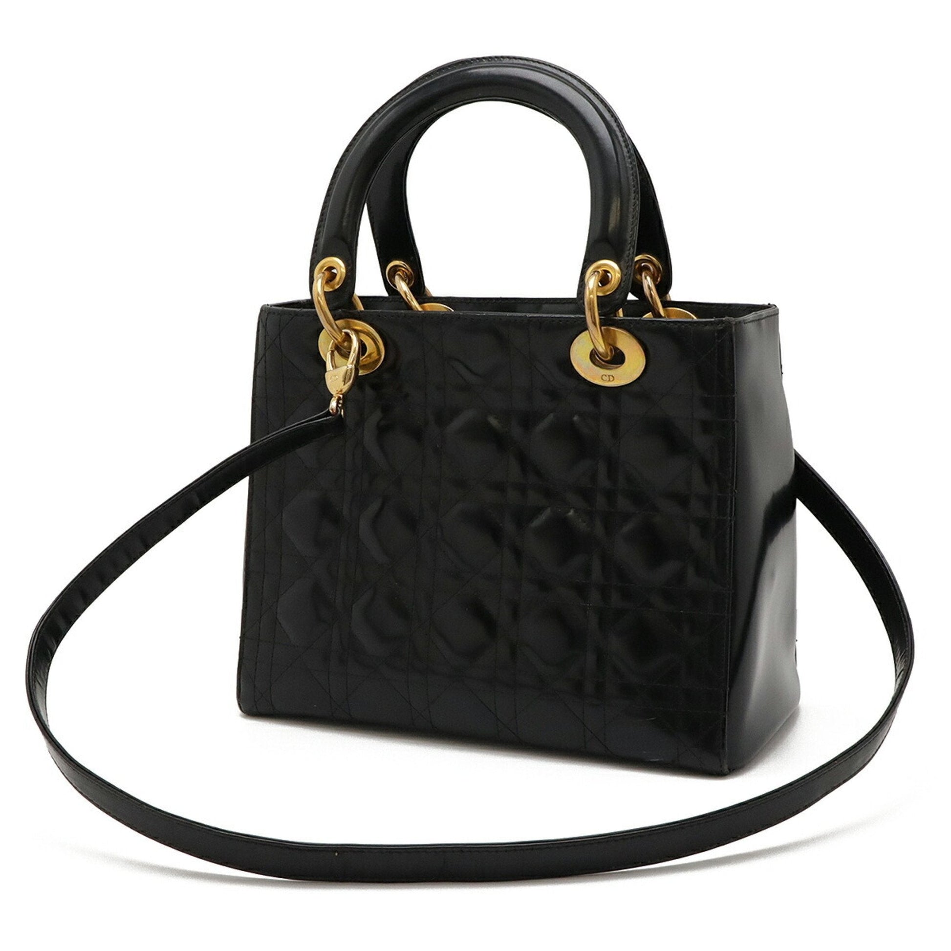 Christian Dior Black Handbag Shoulder Bag ()