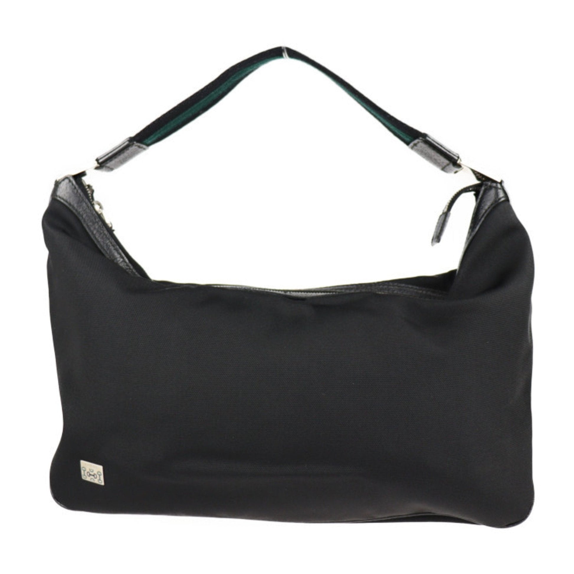 Gucci Lou Nylon Leather Canvas Shoulder Bag