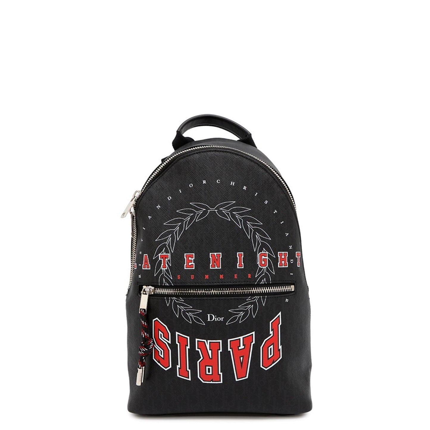 Christian Dior Black Leather Backpack ()