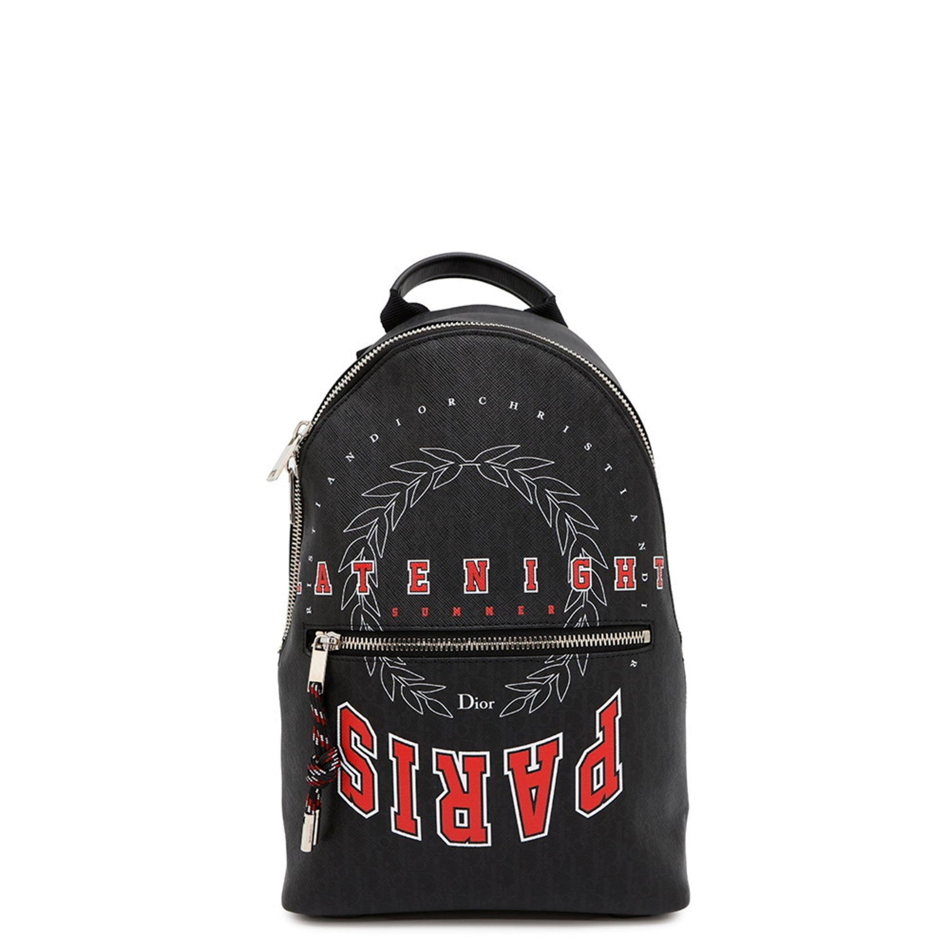 Christian Dior Black Leather Backpack ()