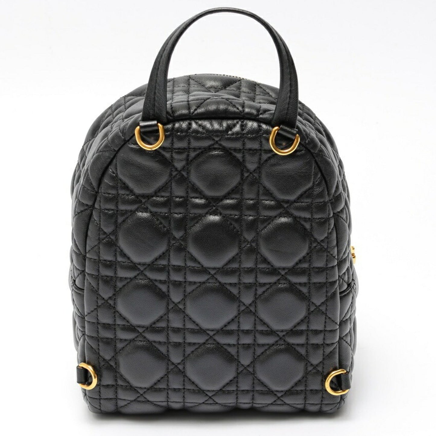 Christian Dior Black Leather Backpack ()