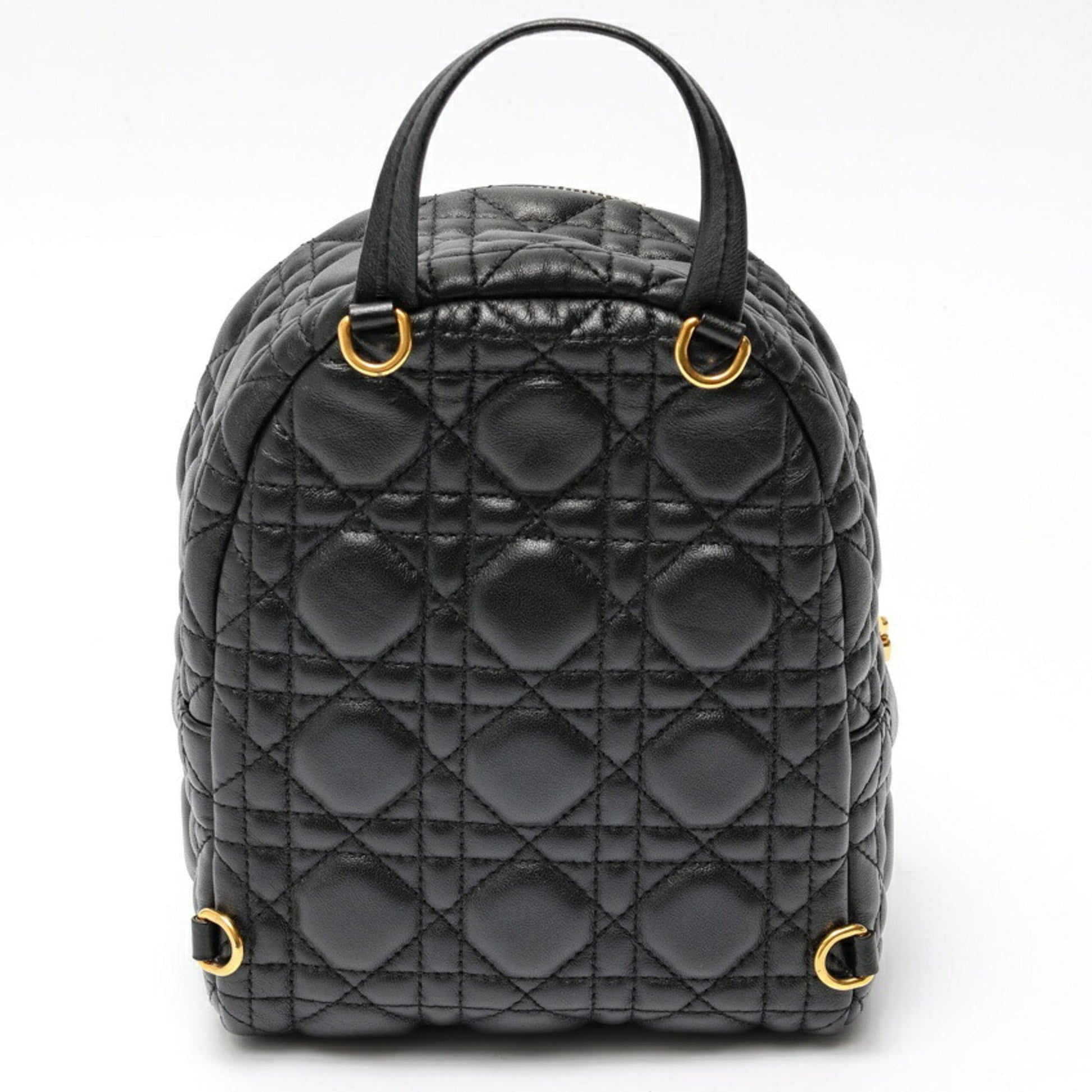 Christian Dior Black Leather Backpack ()