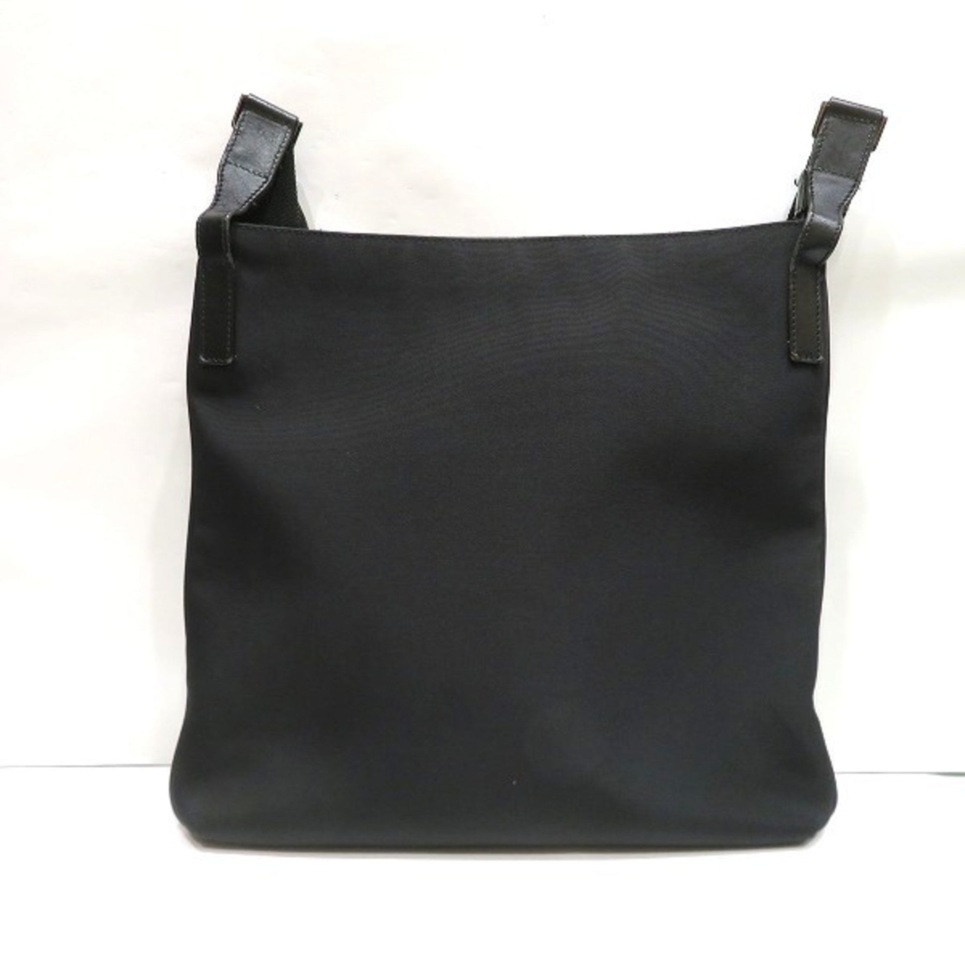 Gucci Leather Canvas Shoulder Bag