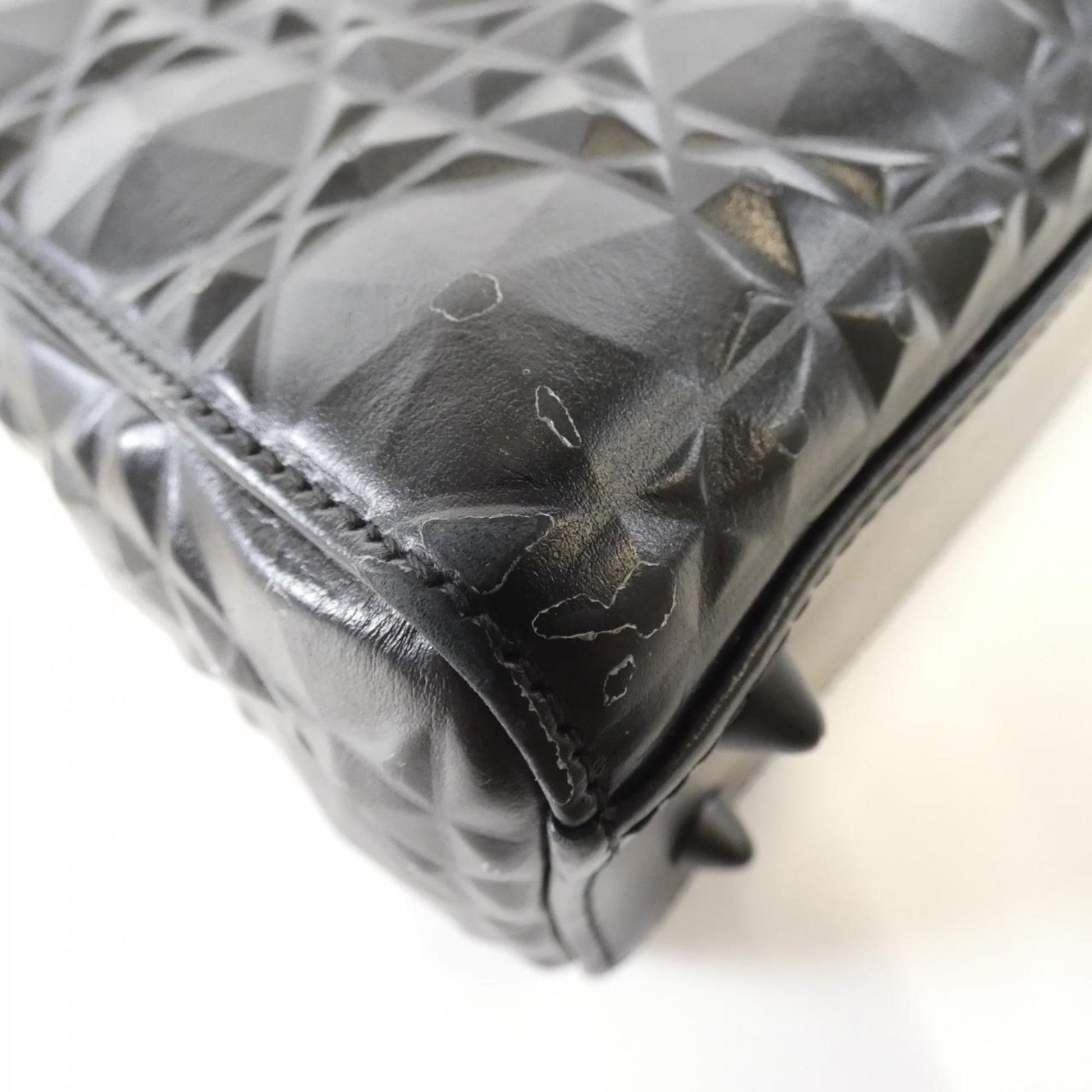 Christian Dior Black Leather Handbag ()