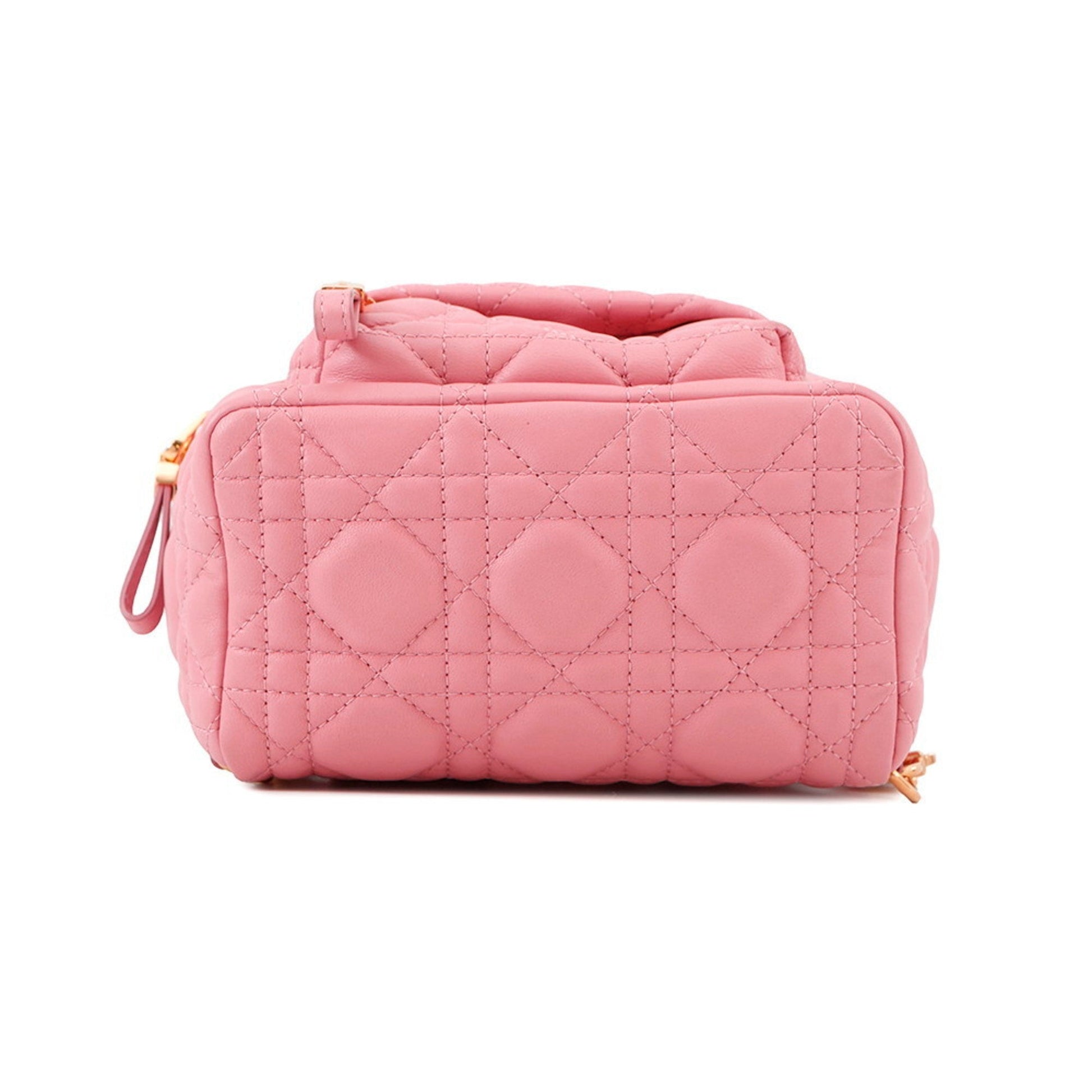 Christian Dior Pink Leather Backpack ()