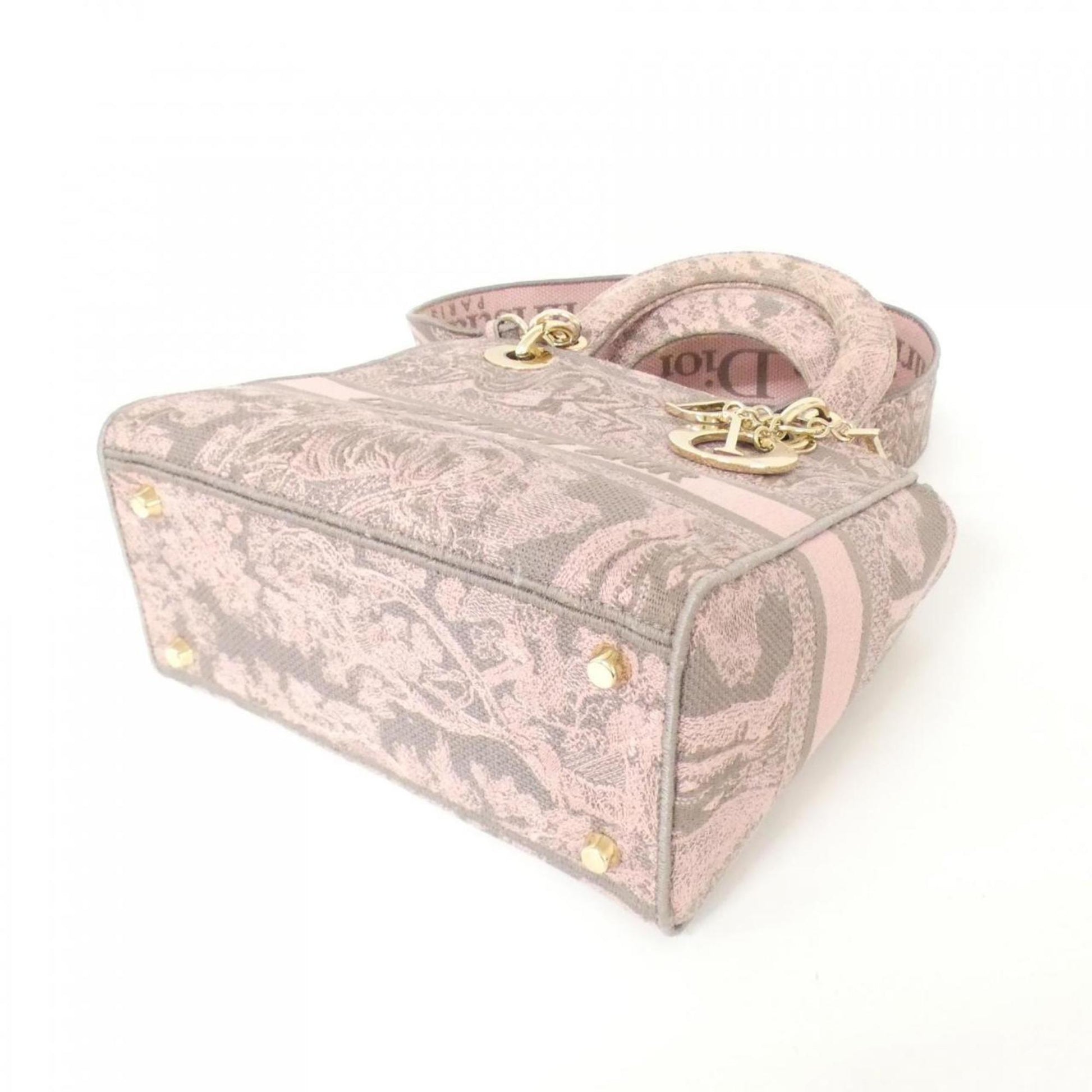 Christian Dior Gray Multi-Color Canvas Handbag ()
