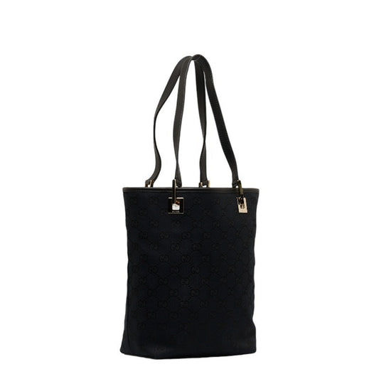 Gucci Leather Canvas Tote