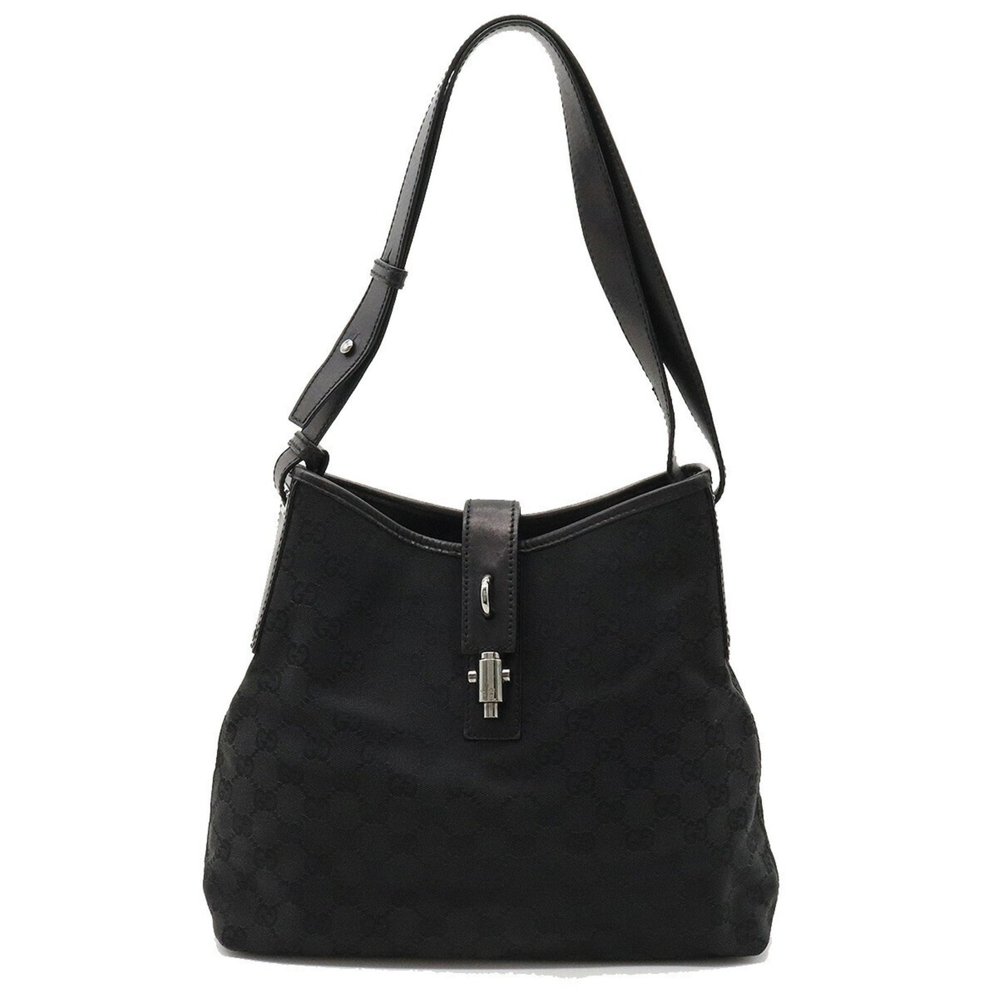 Gucci Leather Canvas Shoulder Bag