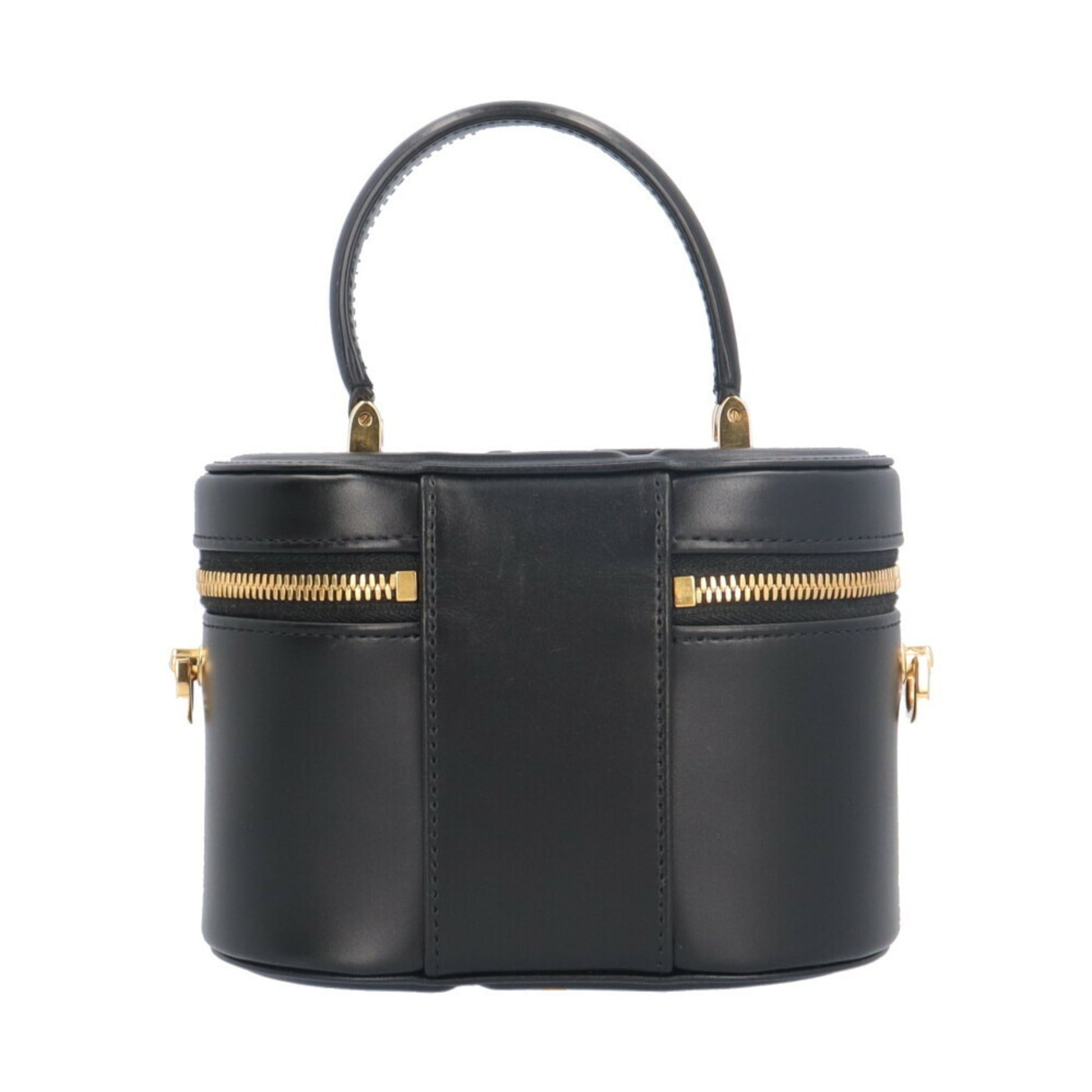 Christian Dior Black Leather Shoulder Bag ()