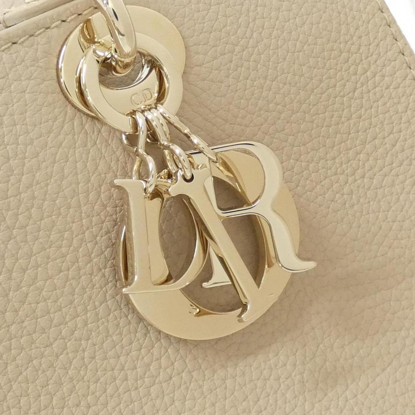 Christian Dior Beige Leather Handbag ()