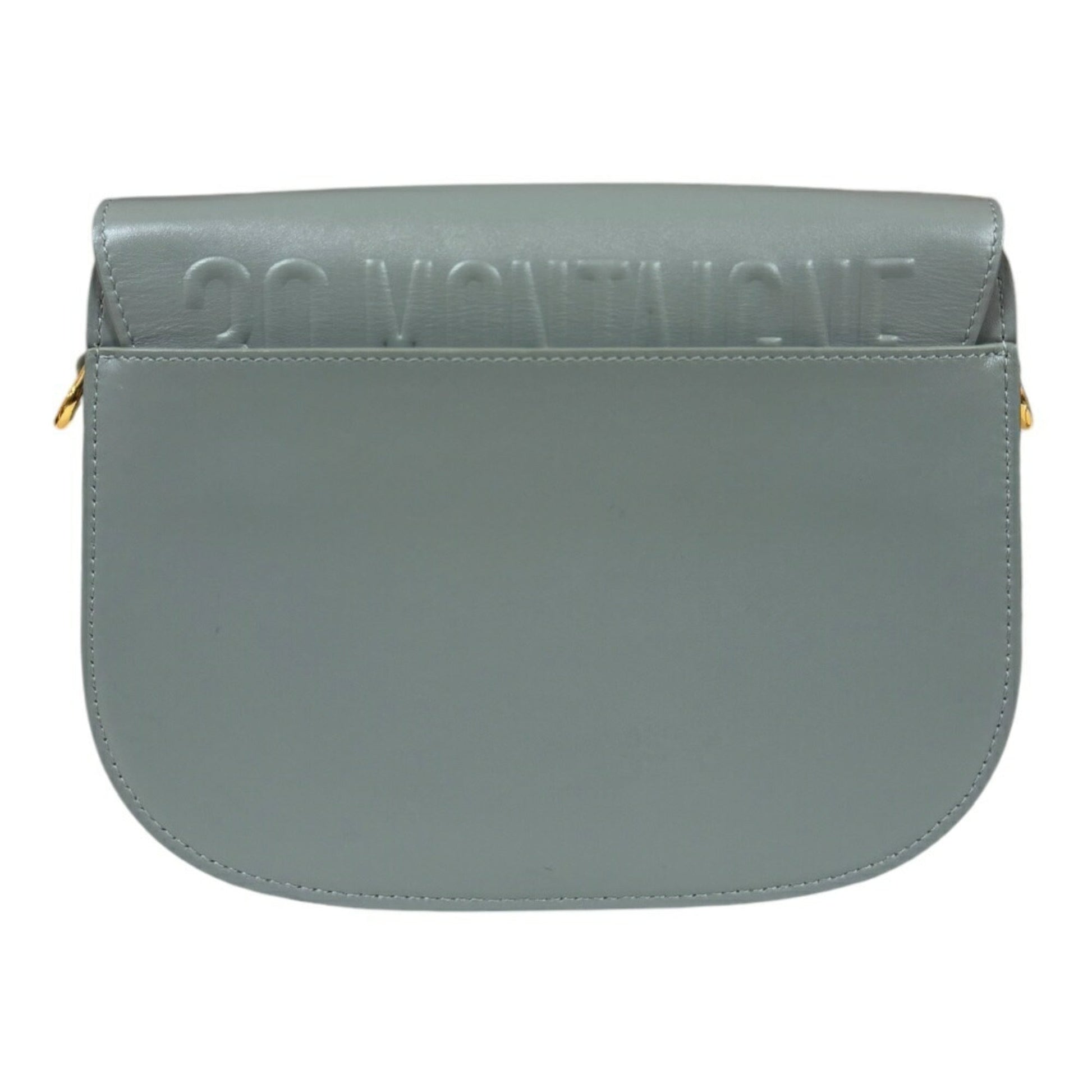 Christian Dior Gray Leather Shoulder Bag ()