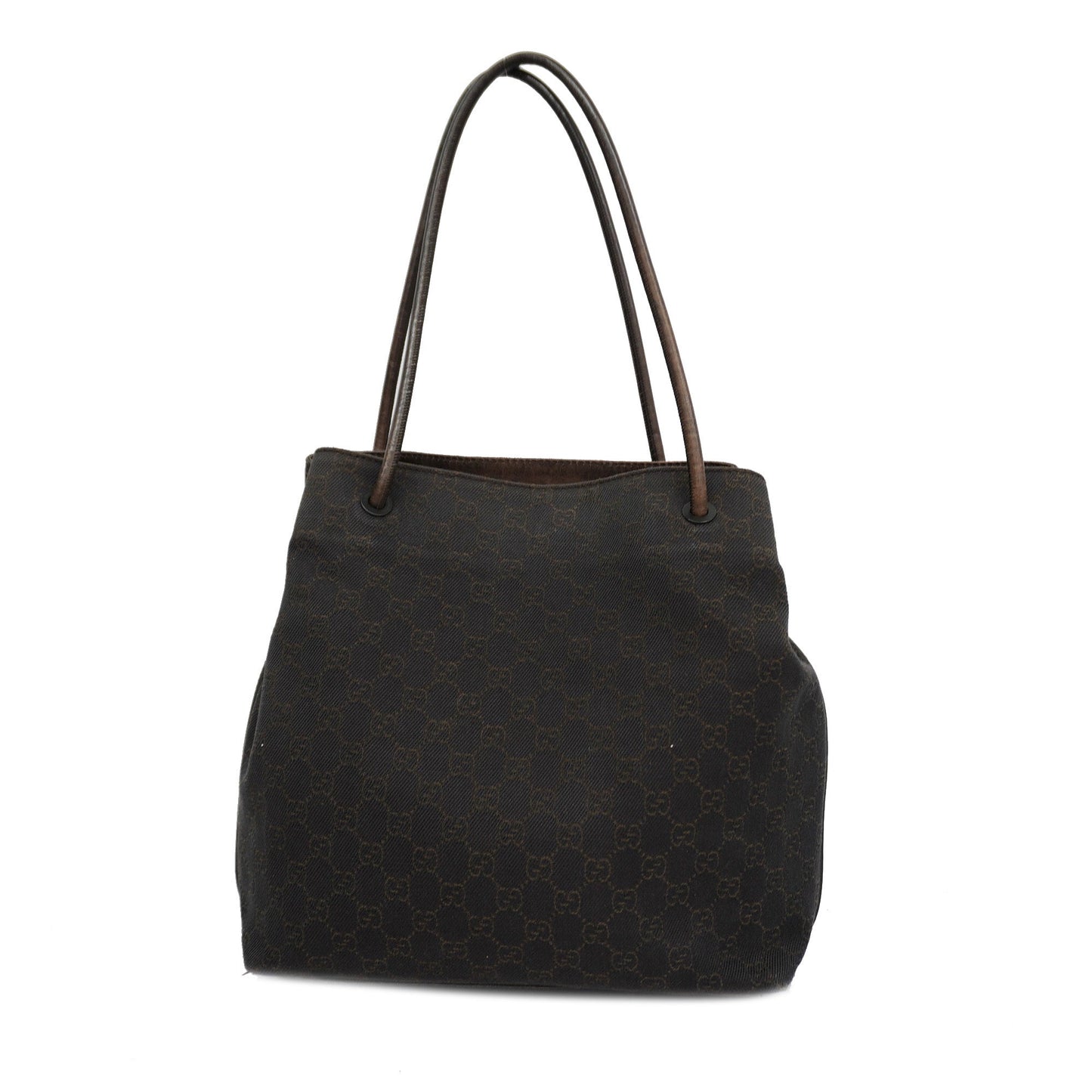 Gucci Leather Canvas Tote
