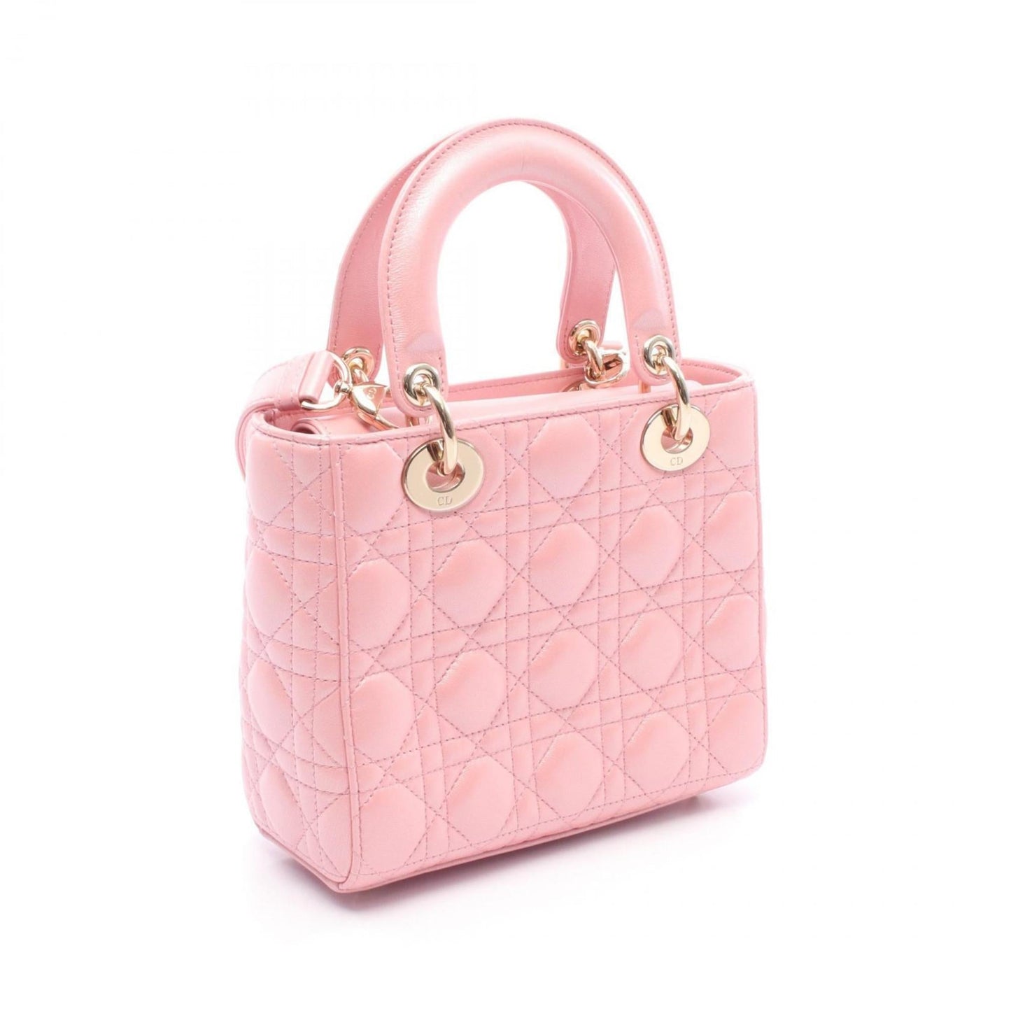 Christian Dior Pink Leather Handbag ()