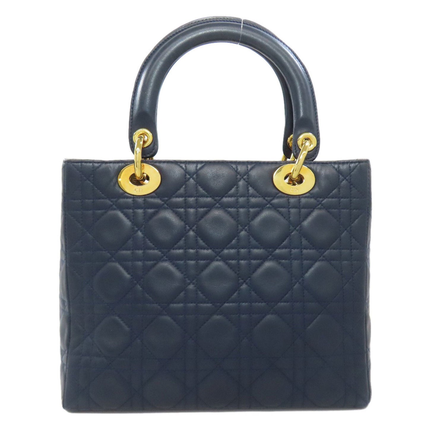 Christian Dior Navy Leather Handbag ()