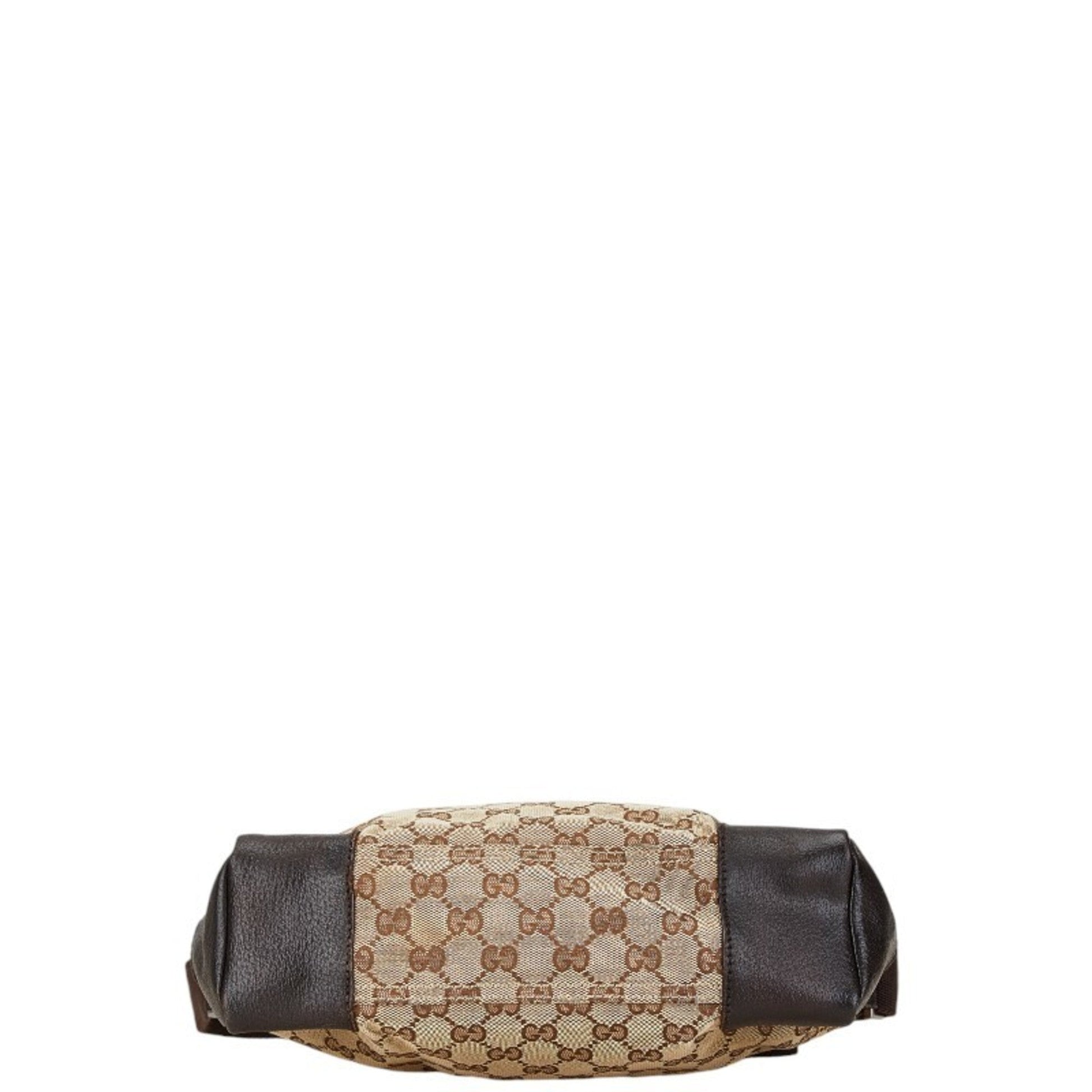Gucci Leather Canvas Shoulder Bag