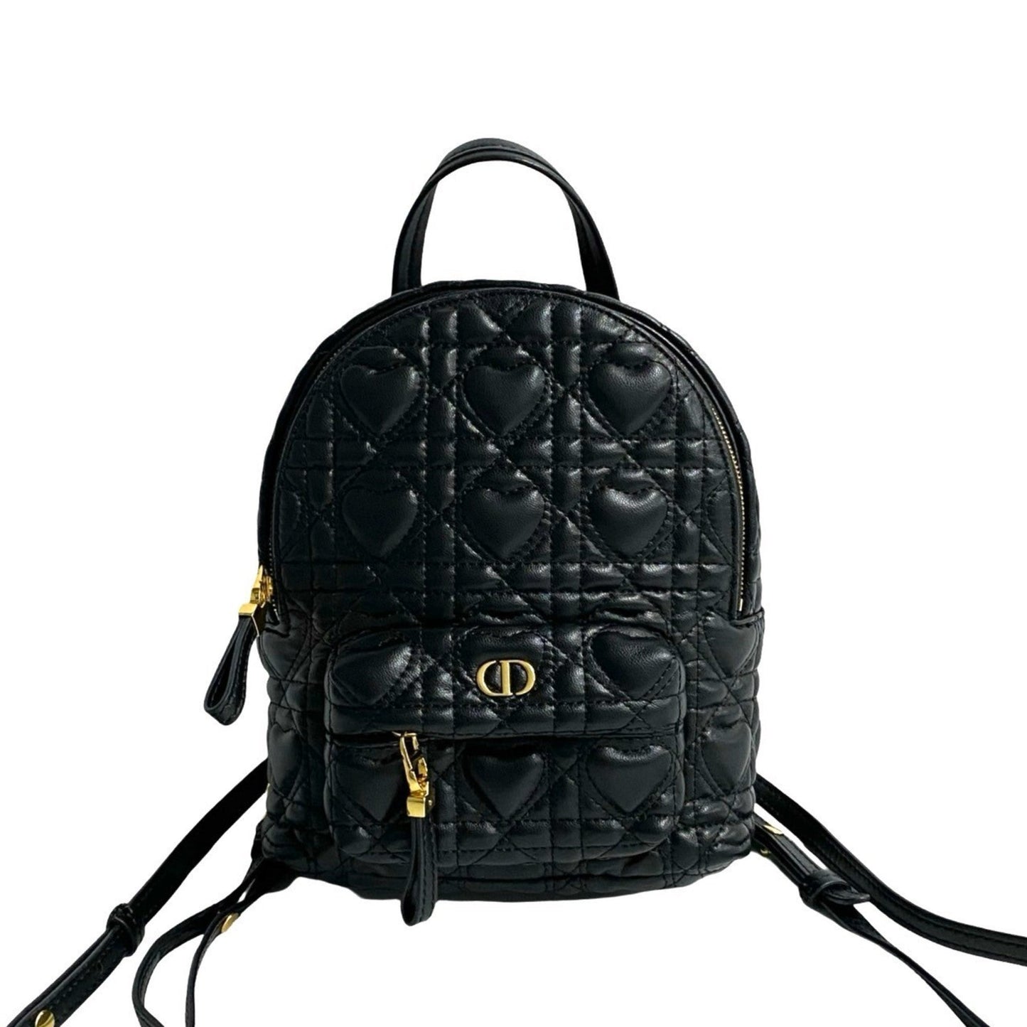 Christian Dior Black Leather Backpack ()