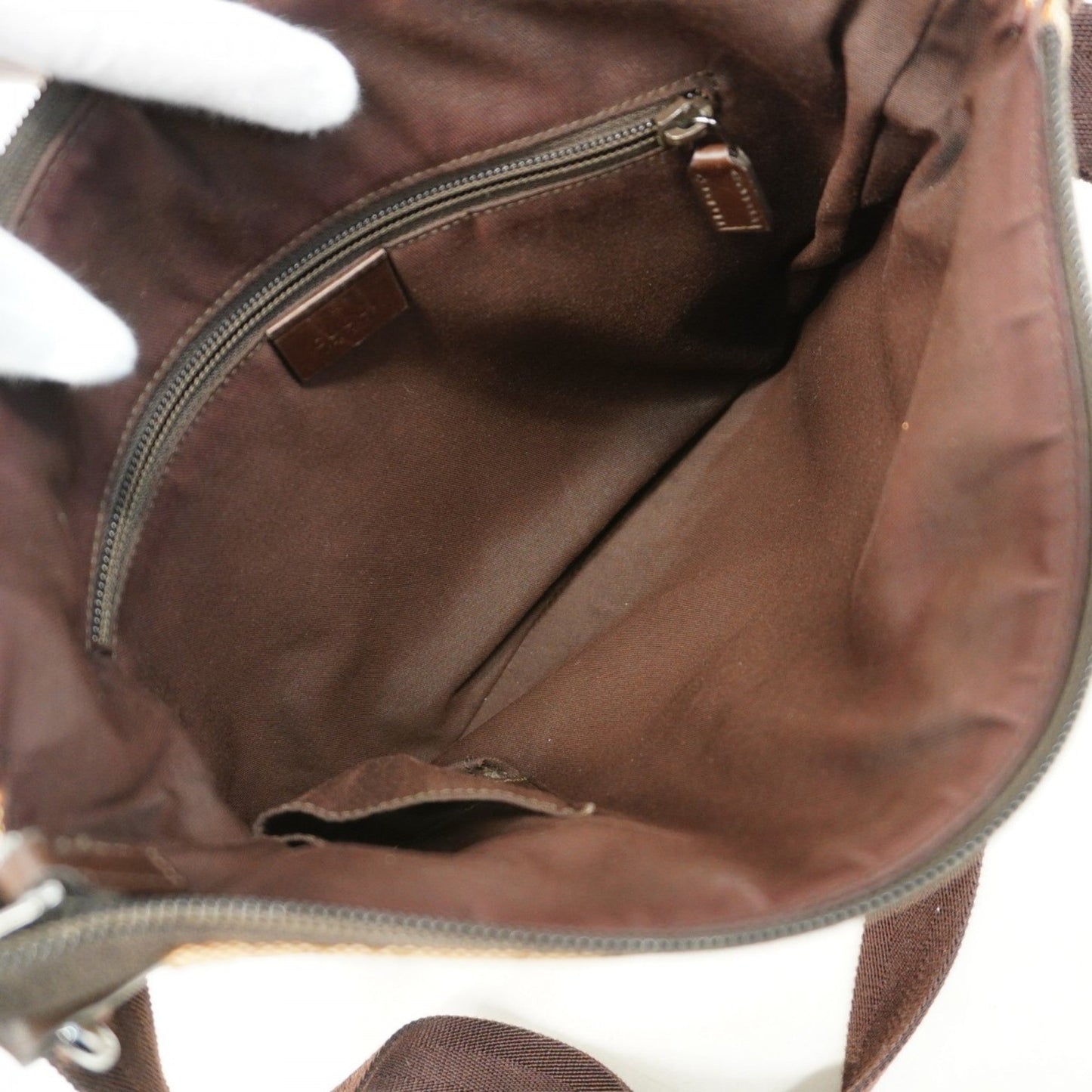 Gucci Canvas Shoulder Bag