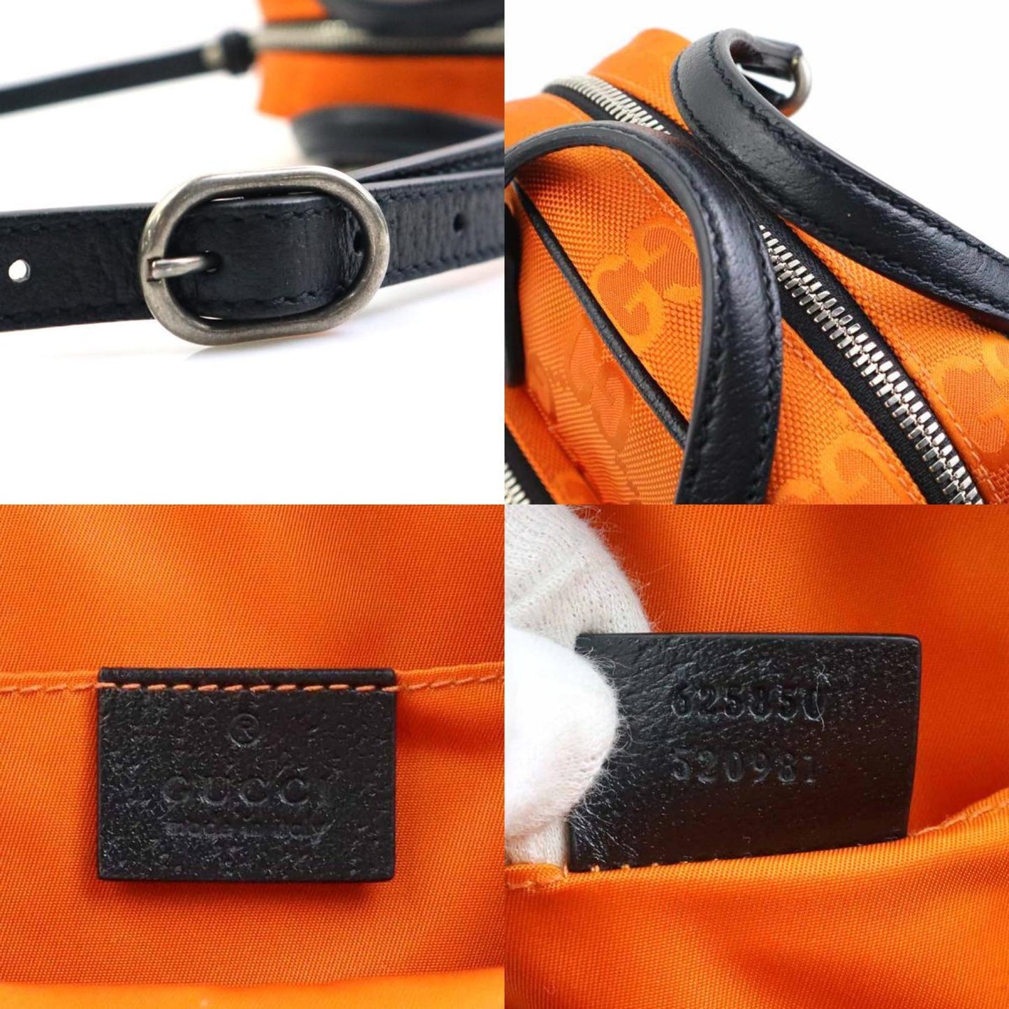 Gucci Nylon Canvas Shoulder Bag