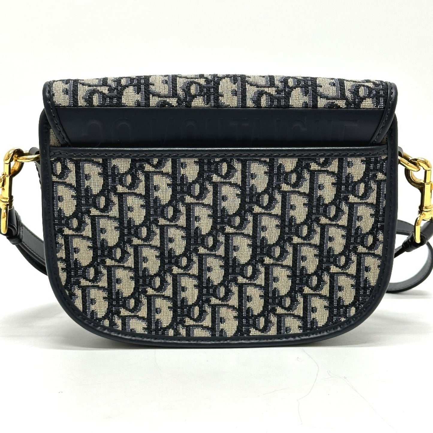 Christian Dior Gray Leather Shoulder Bag ()