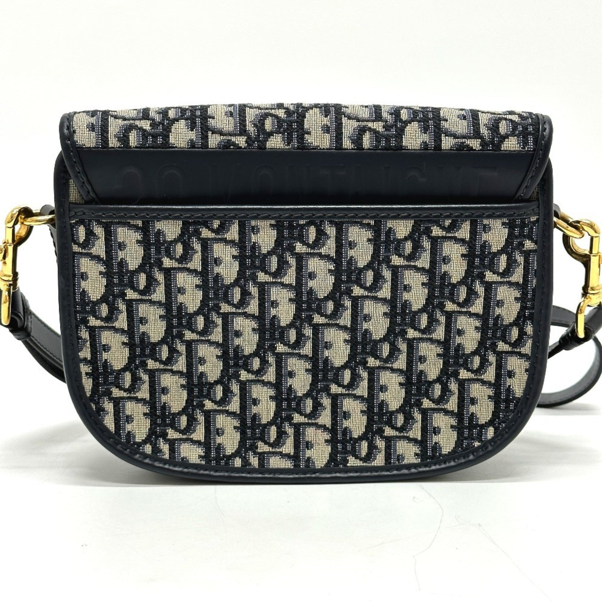 Christian Dior Gray Leather Shoulder Bag ()