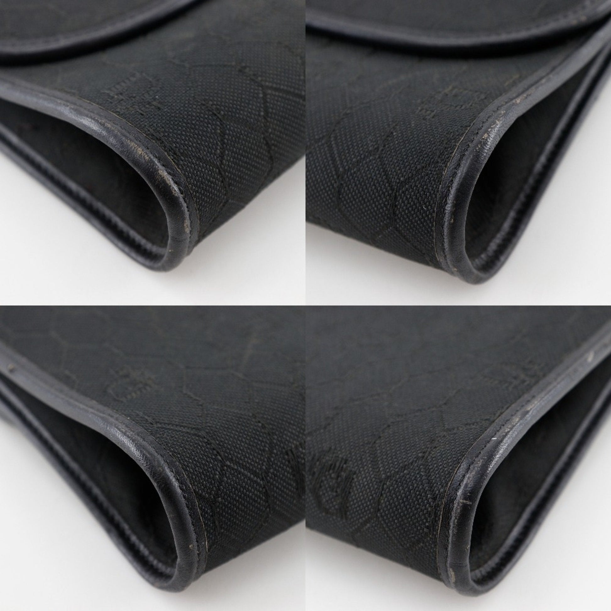 Christian Dior Black Nylon Canvas Shoulder Bag ()