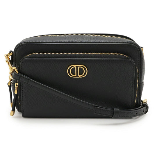 Christian Dior Black Leather Shoulder Bag ()