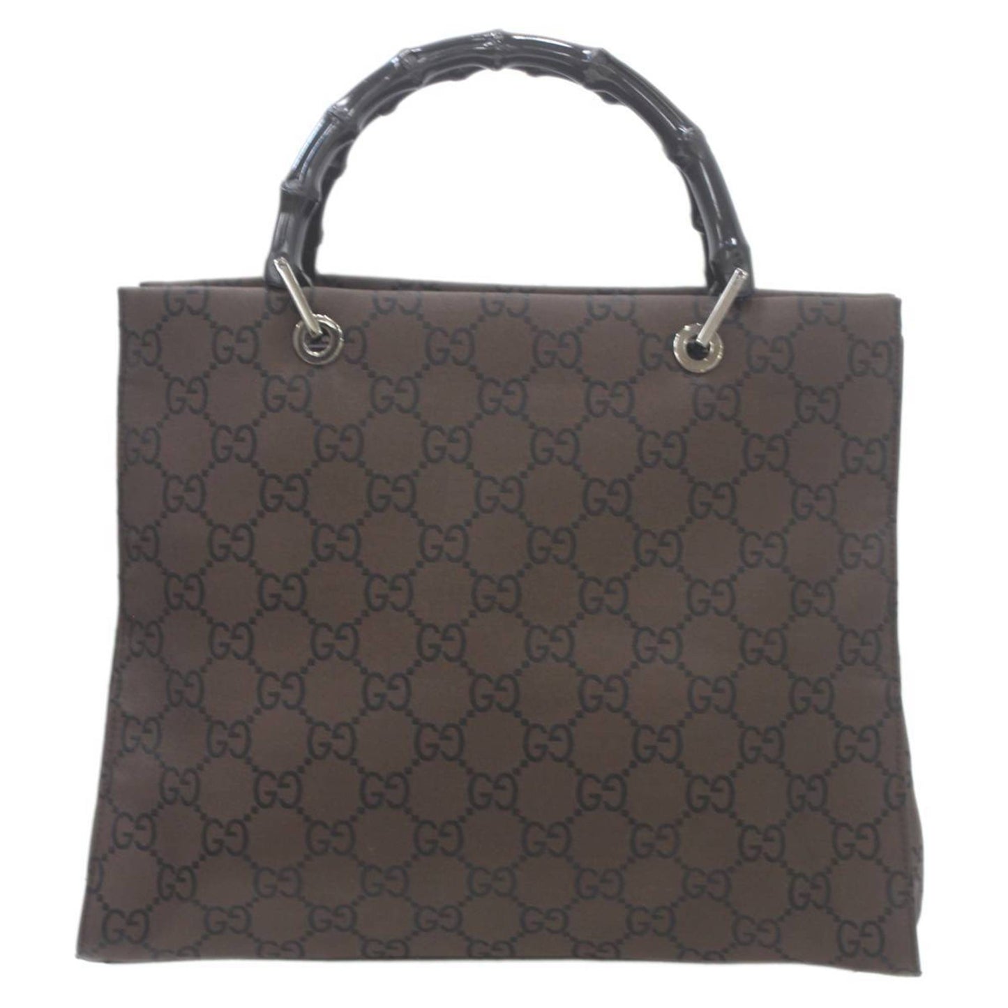 Gucci Leather Canvas Tote