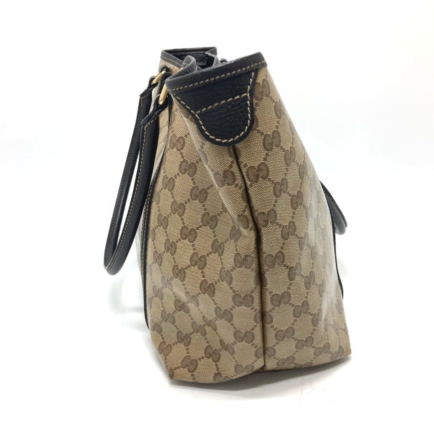 Gucci Leather Canvas Tote
